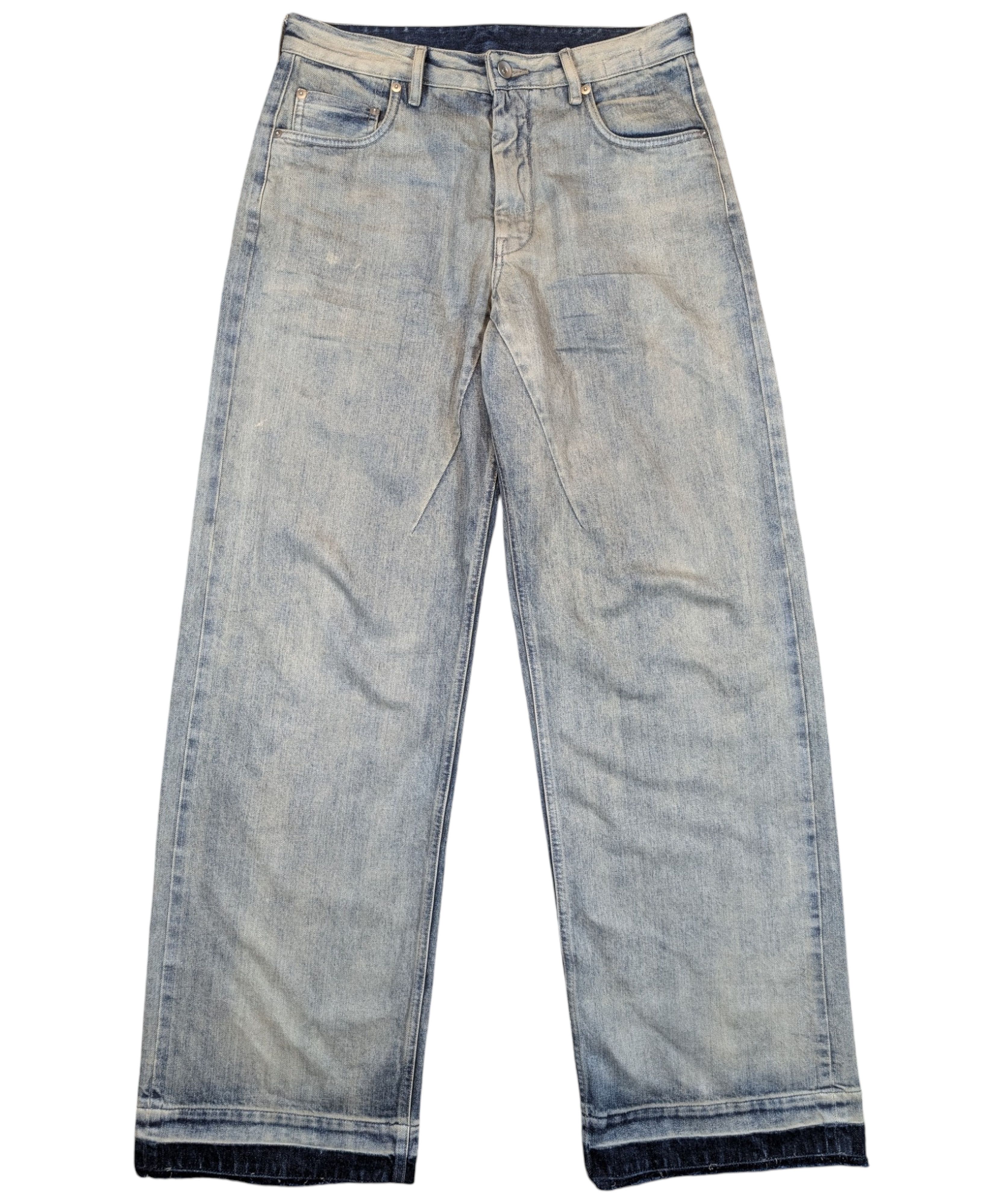 Rick Owens Rick Owens SS24 Geth Cut Denim Jeans Sky Size US 29 - 1 Thumbnail
