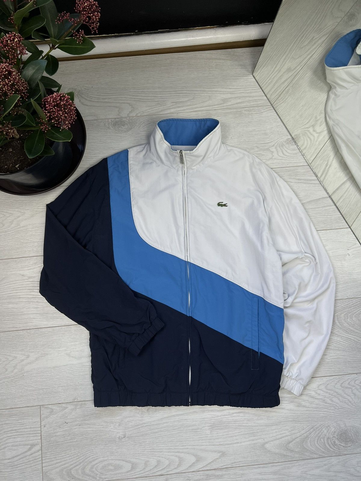 Lacoste × Vintage Mens Vintage Lacoste Track Jacket Olympic crazy y2k rare Size US M / EU 48-50 / 2 - 1 Thumbnail