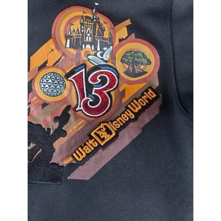 Disney Walt Disney World 13 Jacket Black with Red Trim Size Medium Size US M / EU 48-50 / 2 - 2 Thumbnail