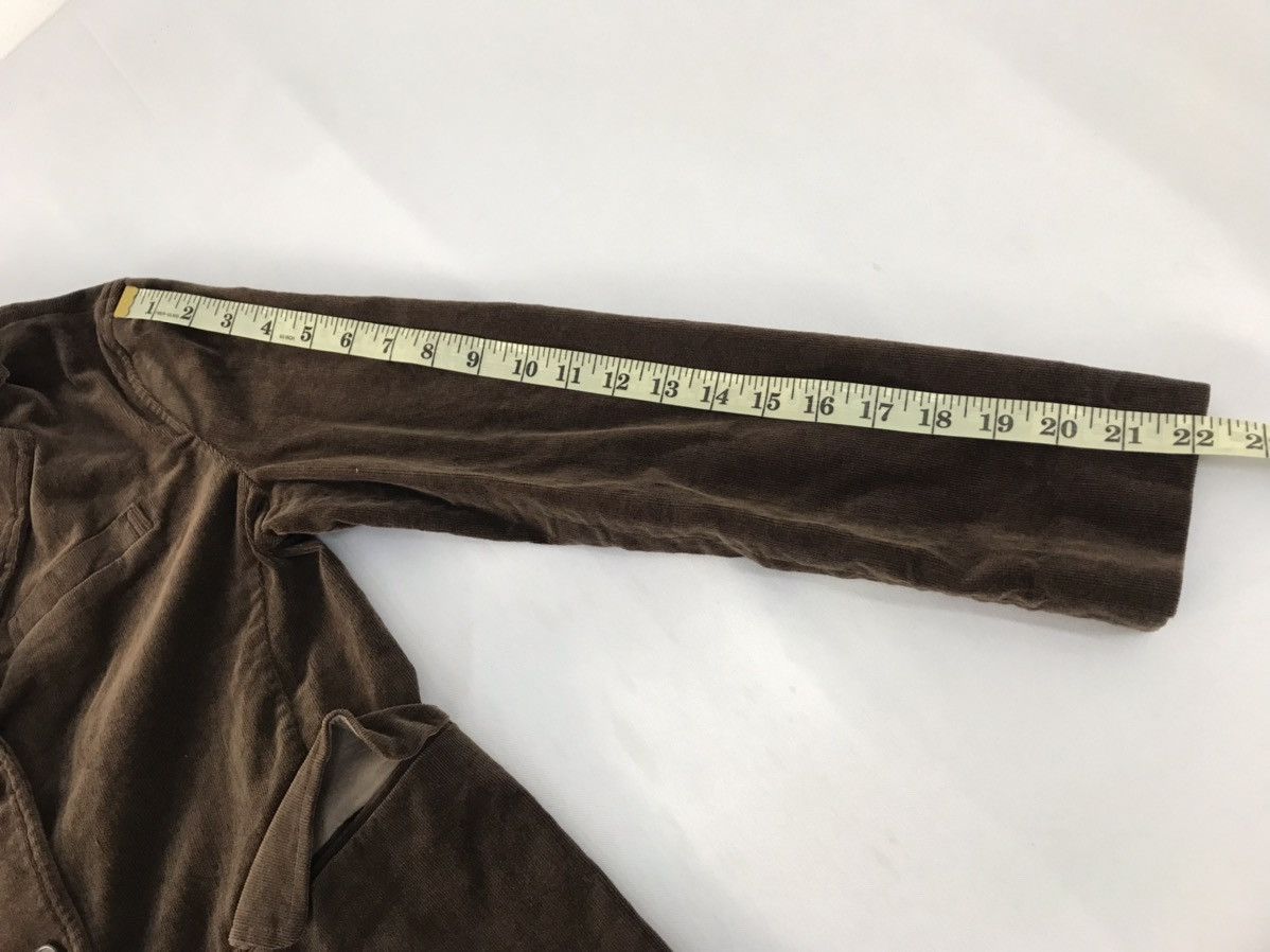 Japanese Brand Ray Beam Corduroy Coat Jacket Full Button Double Pocket Size XS / US 0-2 / IT 36-38 - 11 Thumbnail