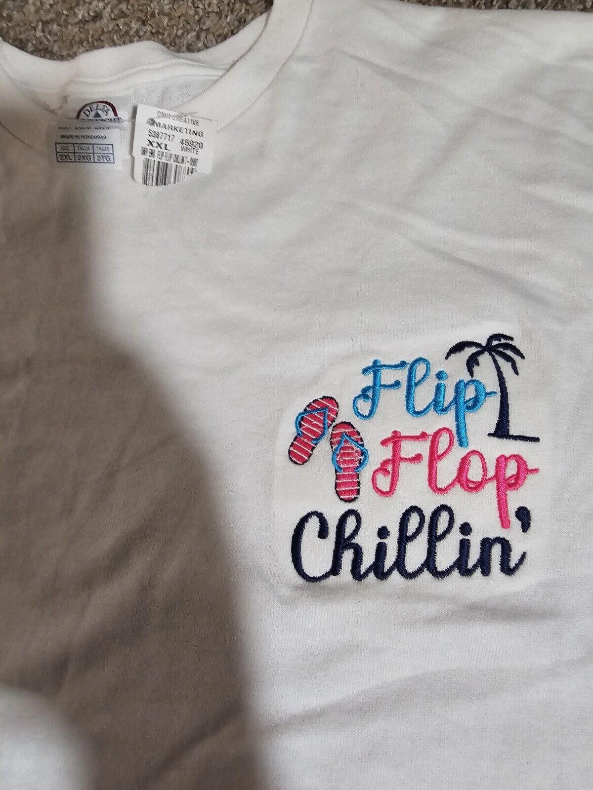 Delta Flip Flop Chillin 2xl XXL Tshirt NWT Size US XXL / EU 58 / 5 - 2 Thumbnail