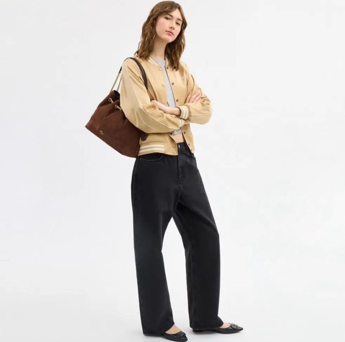 Coach NWT Coach Evelyn Shoulder Bag With Quilting Suede Size ONE SIZE - 8 Thumbnail