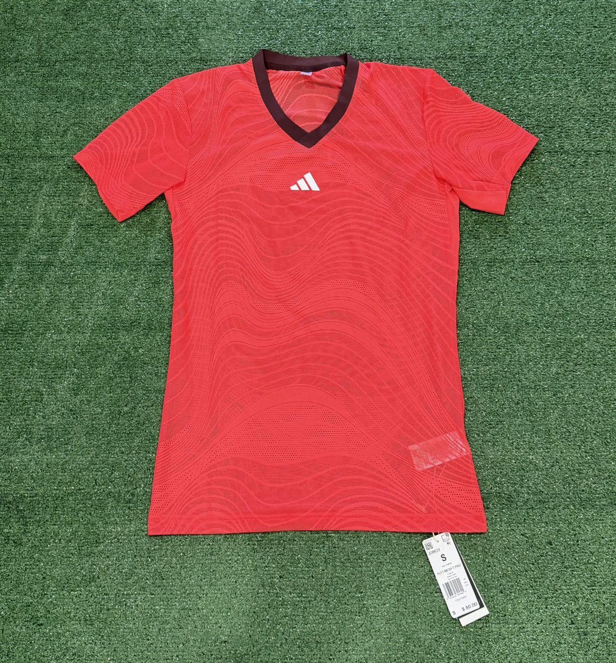 Adidas Adidas ClimaCool FLFT Mesh Tennis Tee Shirt Pro Mens Small Size US S / EU 44-46 / 1 - 1 Thumbnail