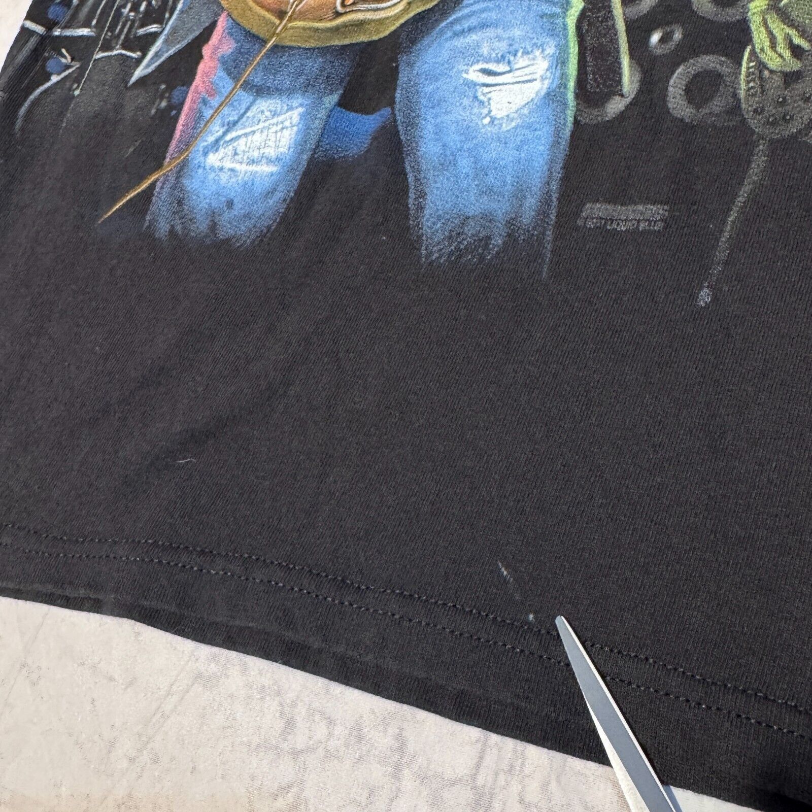 Liquid Blue Liquid Blue Grateful Dead Skeleton Playing Guitar Rock Band Size US S / EU 44-46 / 1 - 2 Thumbnail