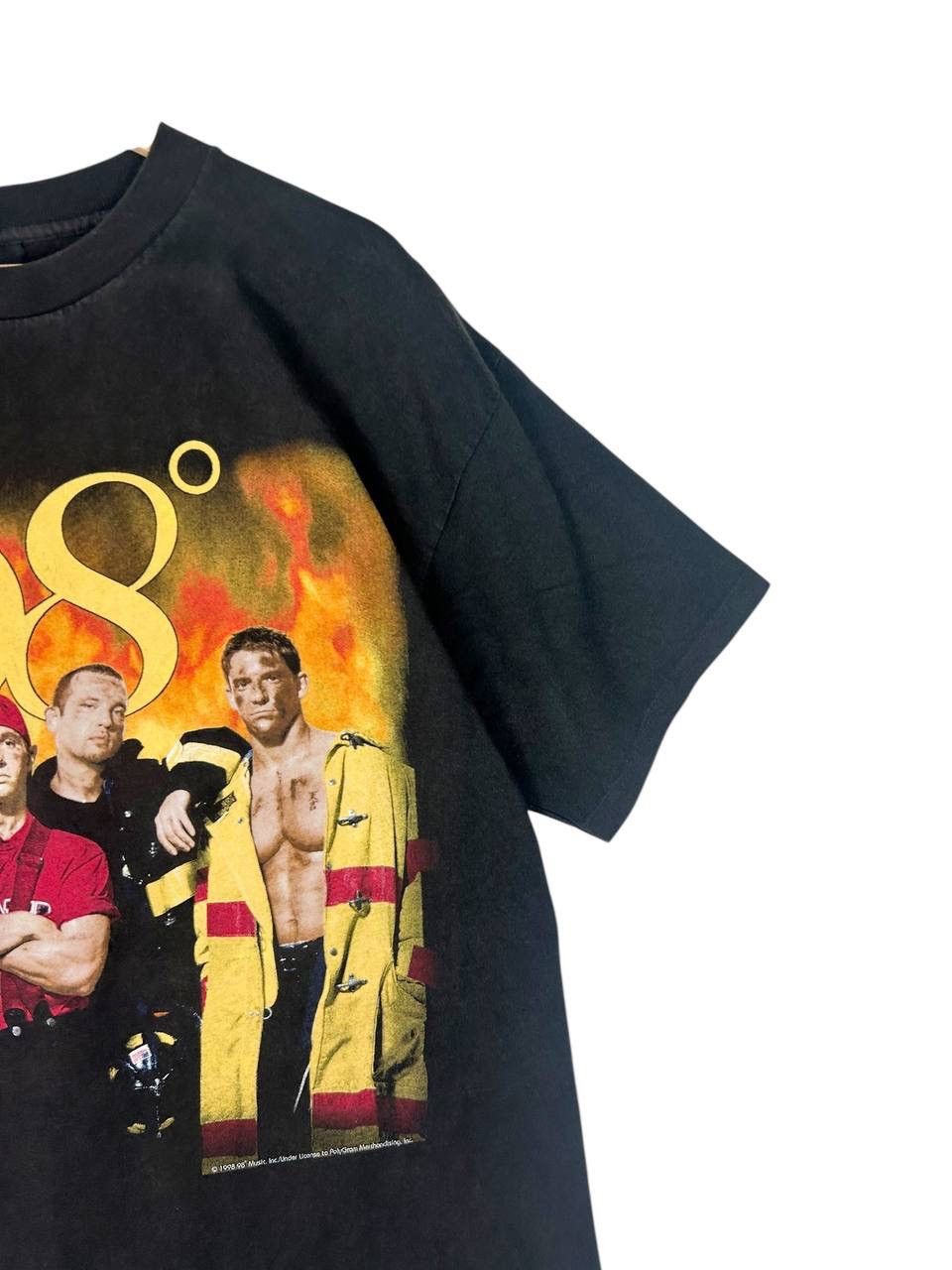 Band Tees Vintage 90s 98 Degrees T-Shirt – American Vocal R&B Group Size US XL / EU 56 / 4 - 3 Thumbnail