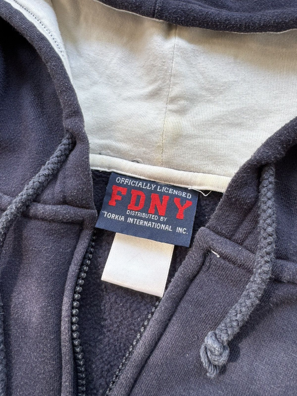 Other Vintage Zip-Up Hoodie zip hoodie fire department Size US L / EU 52-54 / 3 - 3 Thumbnail