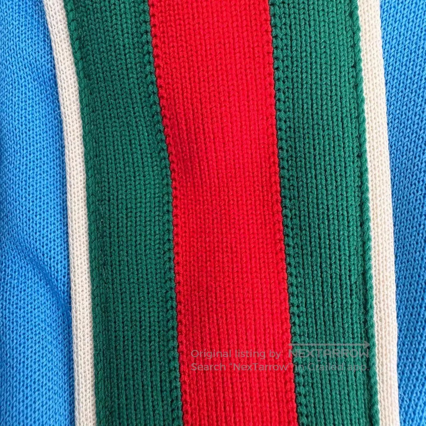 Gucci Blue Striped Jogger Pants with Cuffed Ankles. Size US 28 / EU 44 - 9 Thumbnail