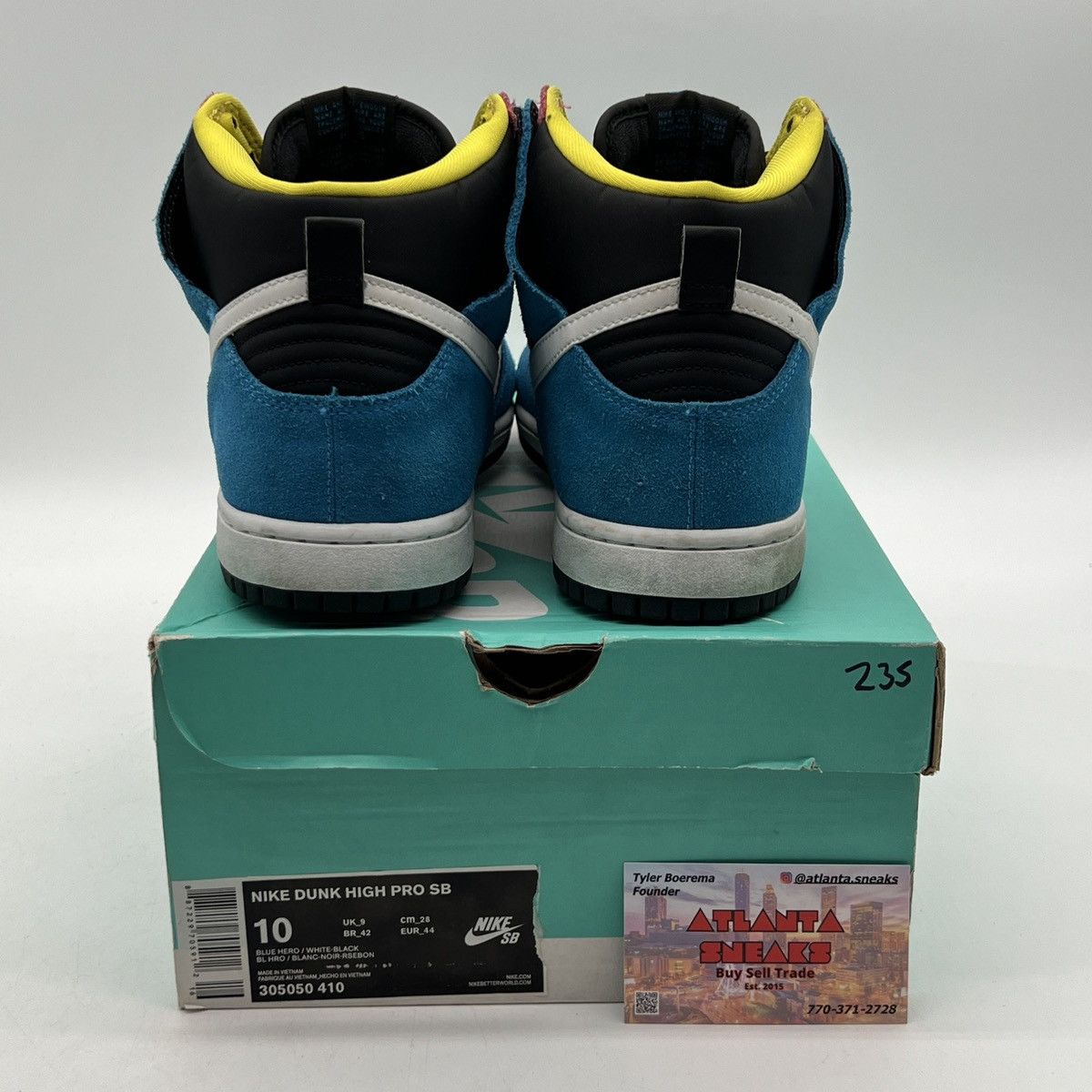 Nike Nike dunk high bazooka Joe Size US 10 / EU 43 - 3 Thumbnail