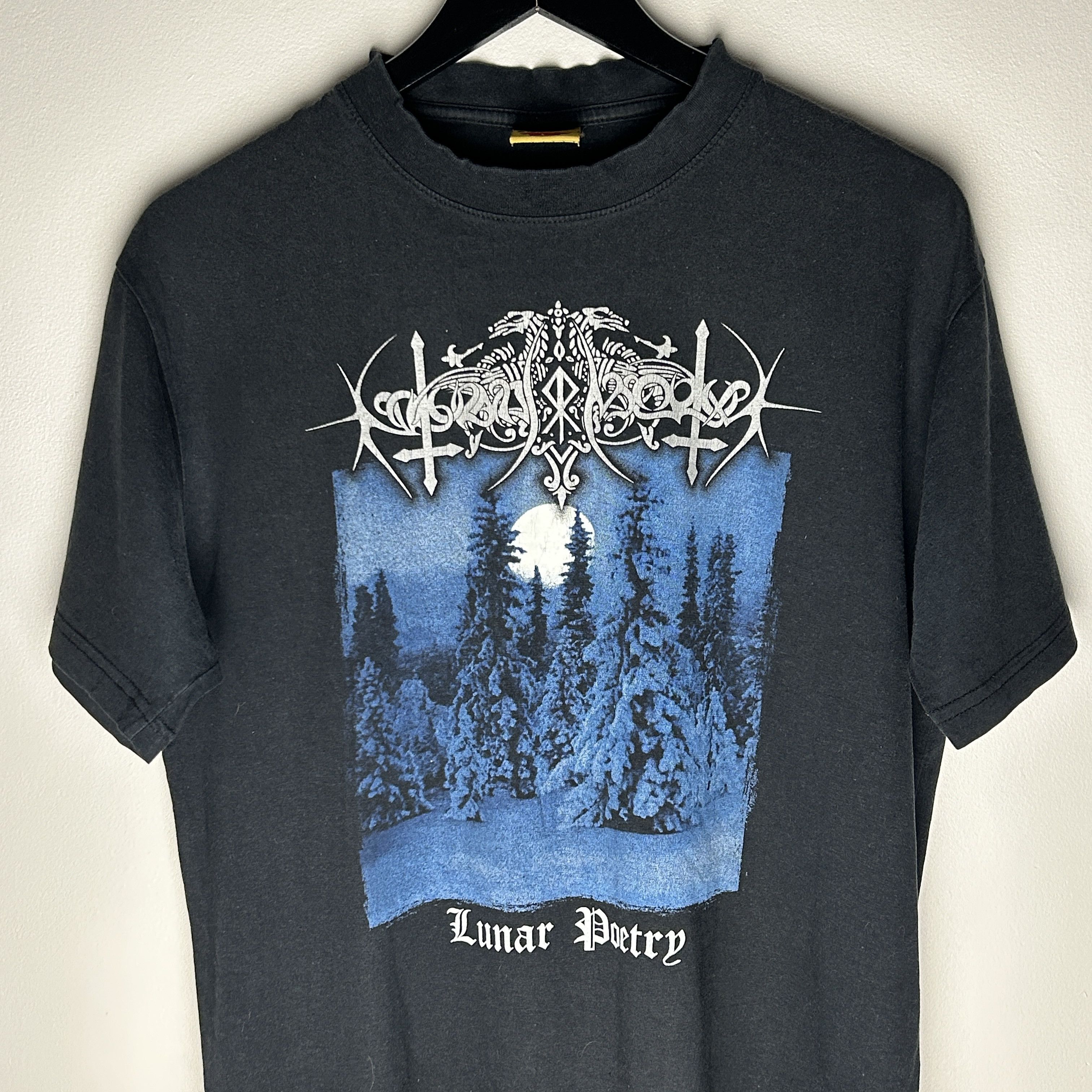 Band Tees Vintage Nokturnal Mortum Lunar Poetry 90’s Band T-shirt Size US L / EU 52-54 / 3 - 3 Thumbnail