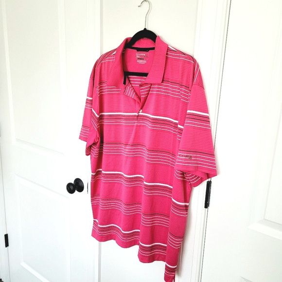 Chaps Chaps 78 Golf Stay-Dry Striped Polo Tee Size US XXL / EU 58 / 5 - 4 Thumbnail
