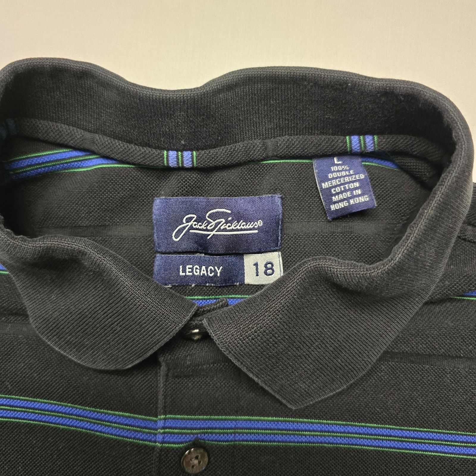 Other Jack Nicklaus Polo Shirt Blue L Horizontal Tehama Golf Large Size US L / EU 52-54 / 3 - 3 Thumbnail
