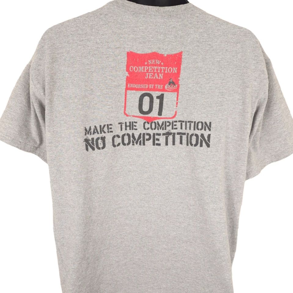 Wrangler Wrangler T Shirt Mens Size XL Gray Rodeo Cowboy Competition Jeans Western 20X Size US XL / EU 56 / 4 - 4 Thumbnail