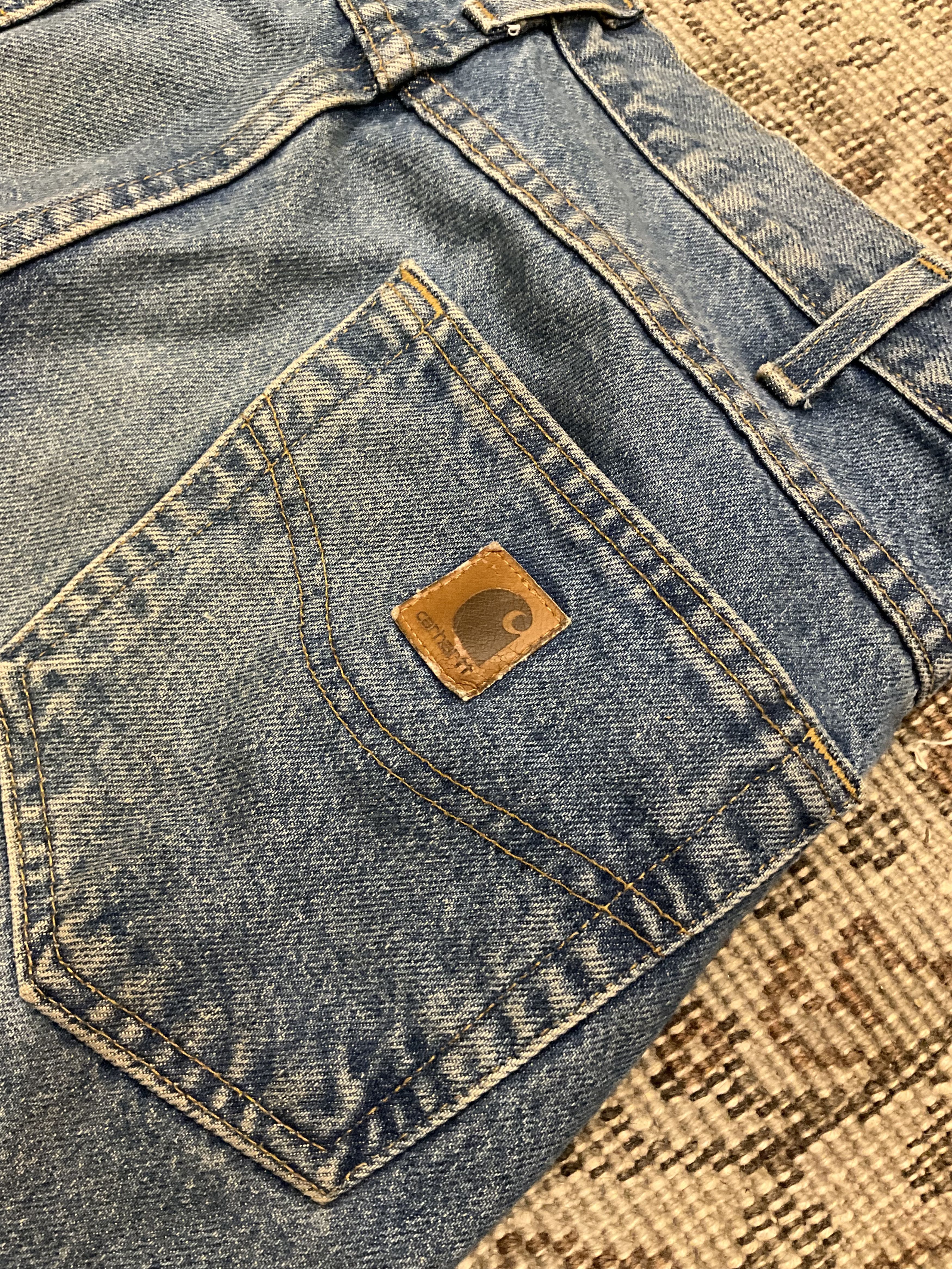 Carhartt Carhartt Vintage Denim Jeans Light Blue Made in Mexico W35 Size US 35 - 5 Thumbnail
