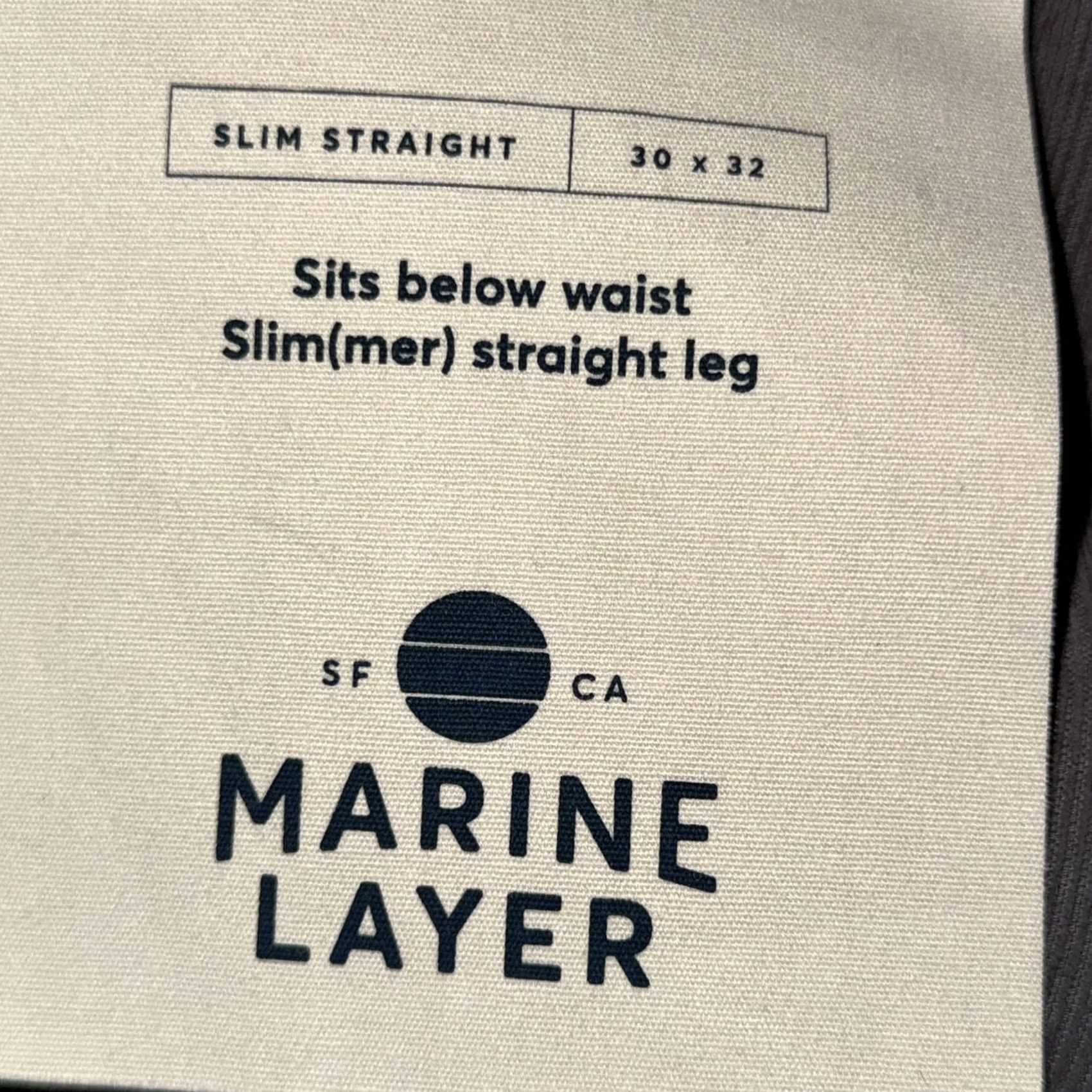 Marine Layer Marine Layer Pants Slim Straight Corduroy Stretch Gray 30x32 Mens Casual Vintage? Size US 30 / EU 46 - 3 Thumbnail