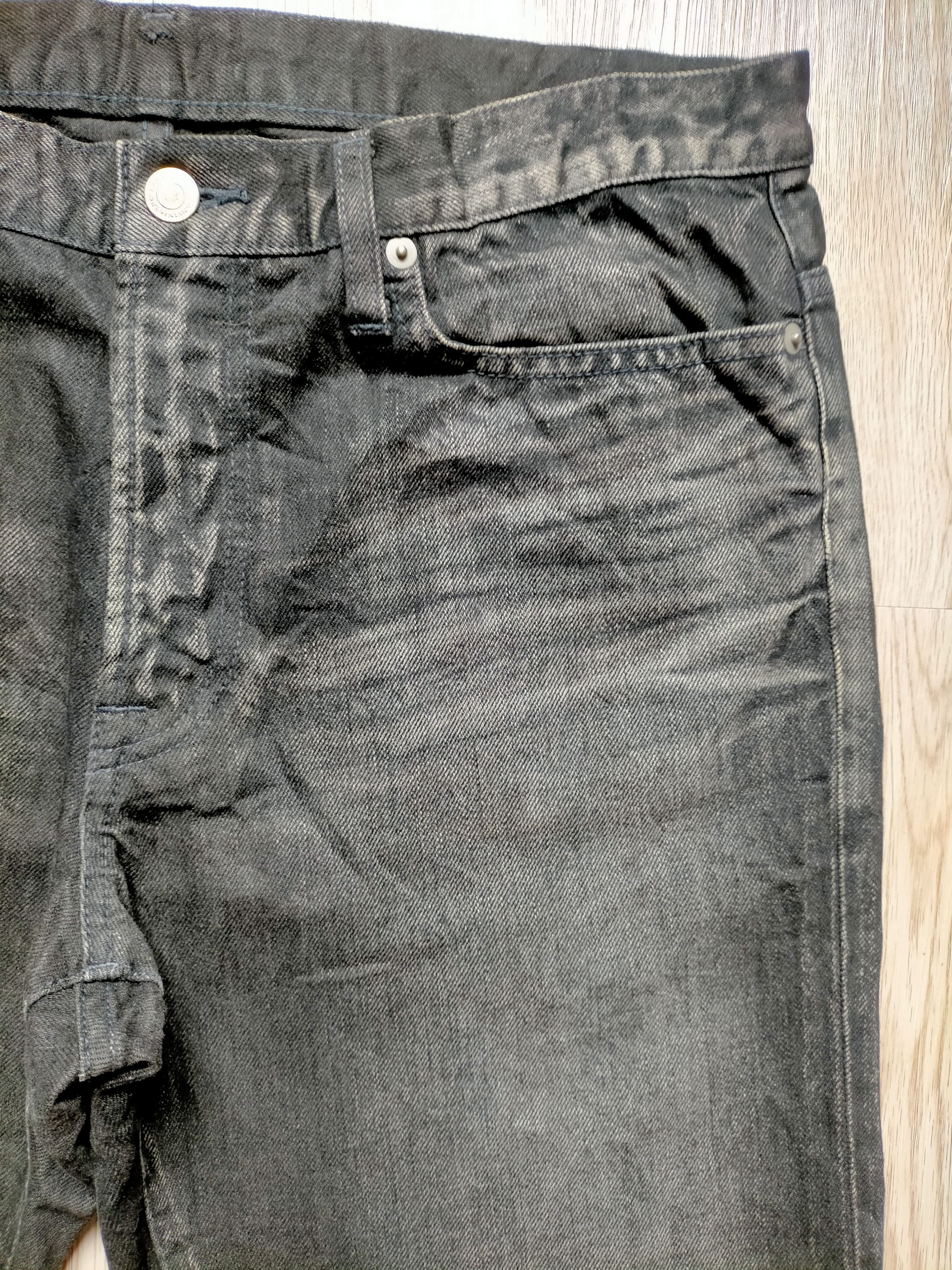 Lanvin Lanvin eu Bleu Black Embroidered Logo Denim Pants Size US 34 / EU 50 - 7 Thumbnail