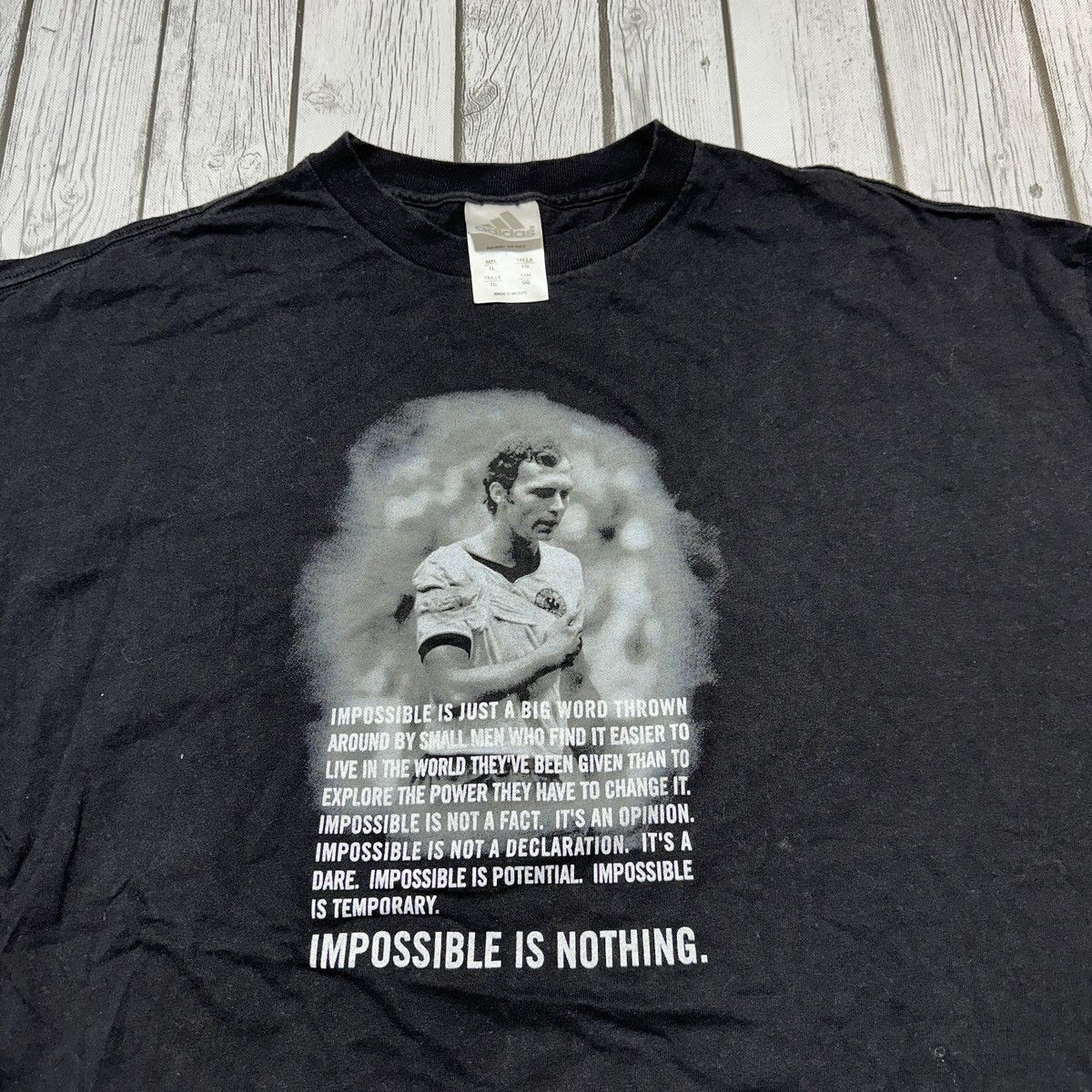 Vintage Vintage Franz Beckenbauer tee Size US XL / EU 56 / 4 - 3 Thumbnail