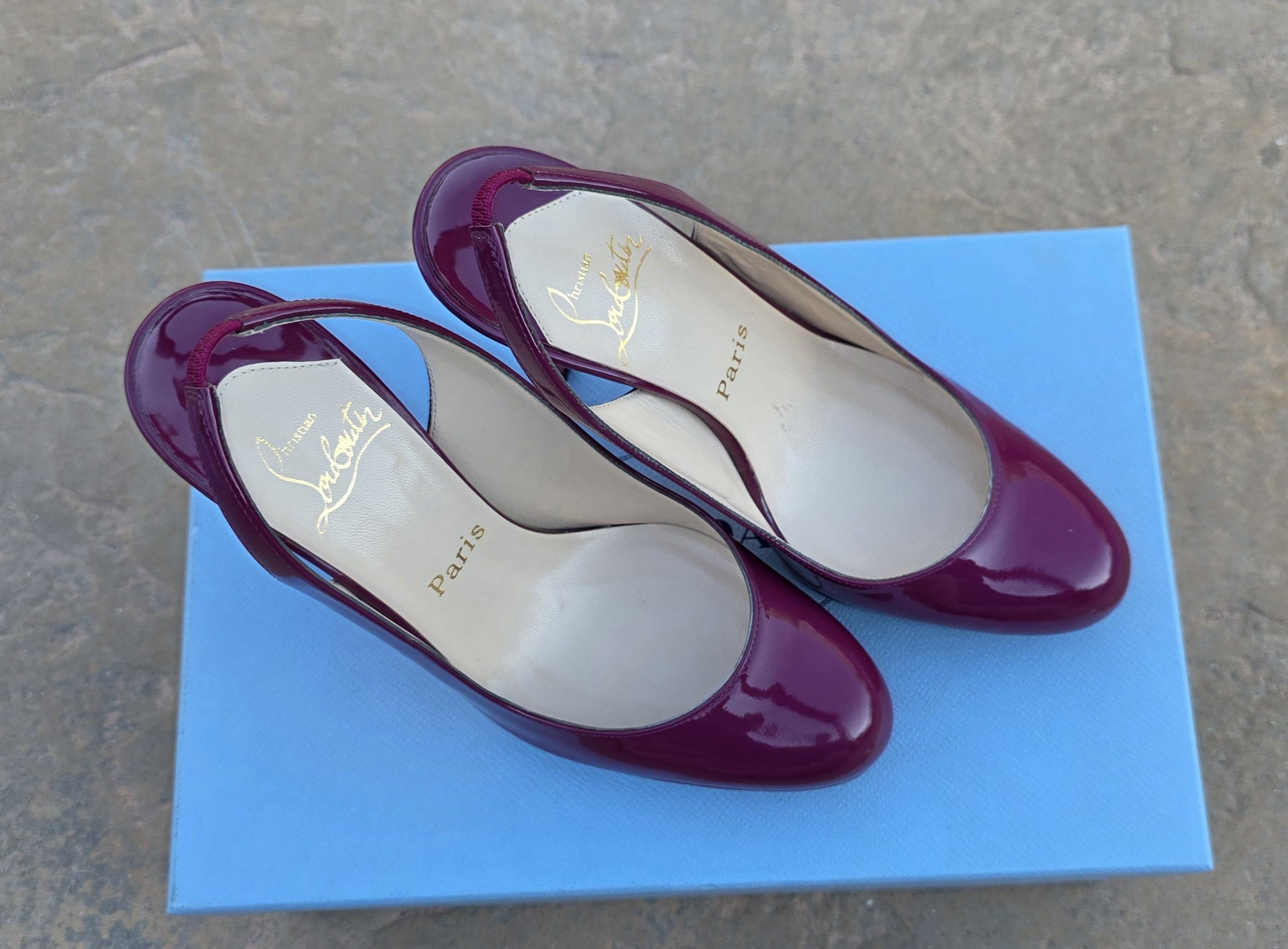 Christian Louboutin Christian Louboutin Horatio Sling Heel Magenta EU 37.5 Size US 7.5 / IT 37.5 - 4 Thumbnail