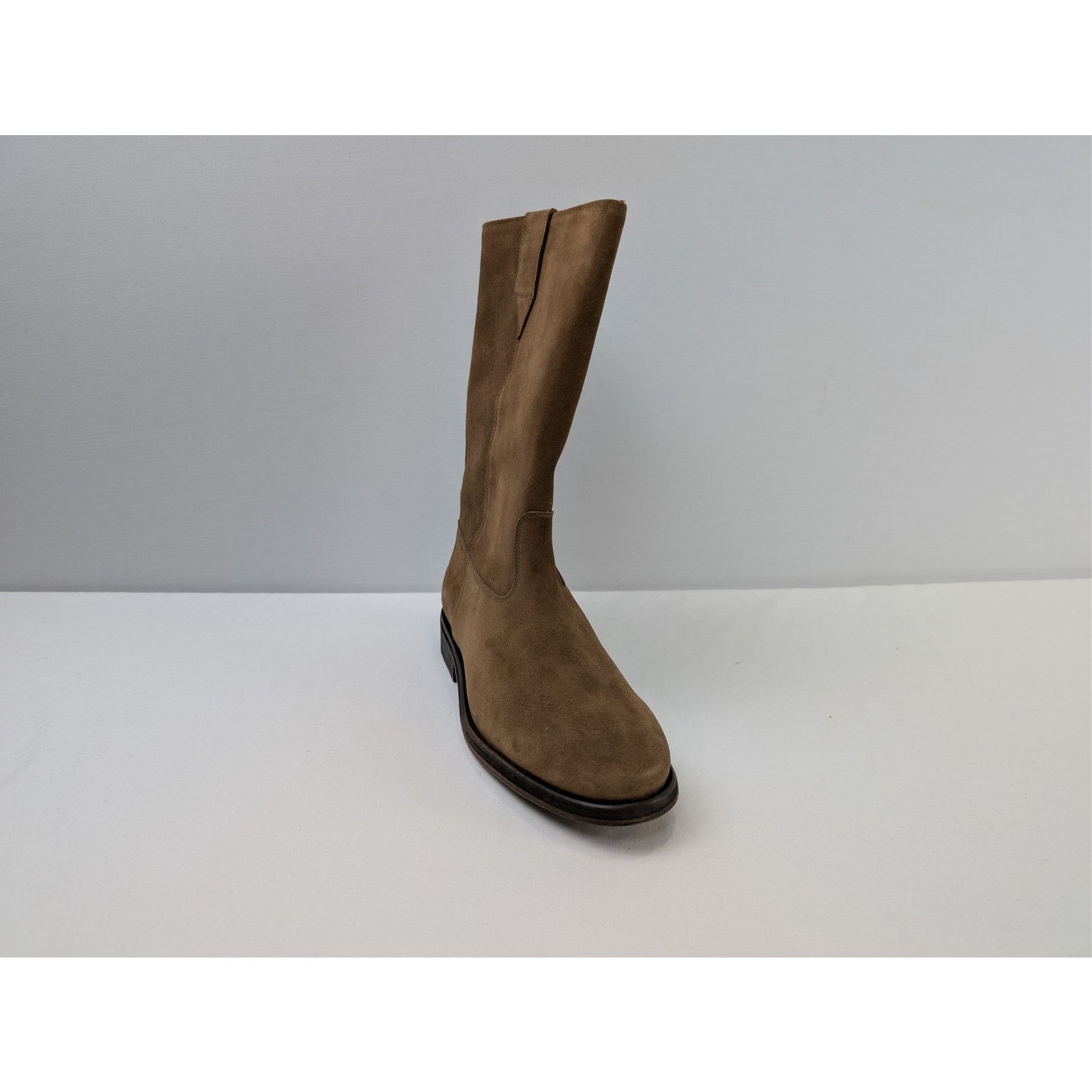 Officine Generale o1rshd1 Gray Boots Suede Leather High Boots in Mustard Olive Size US 10 / EU 43 - 2 Thumbnail