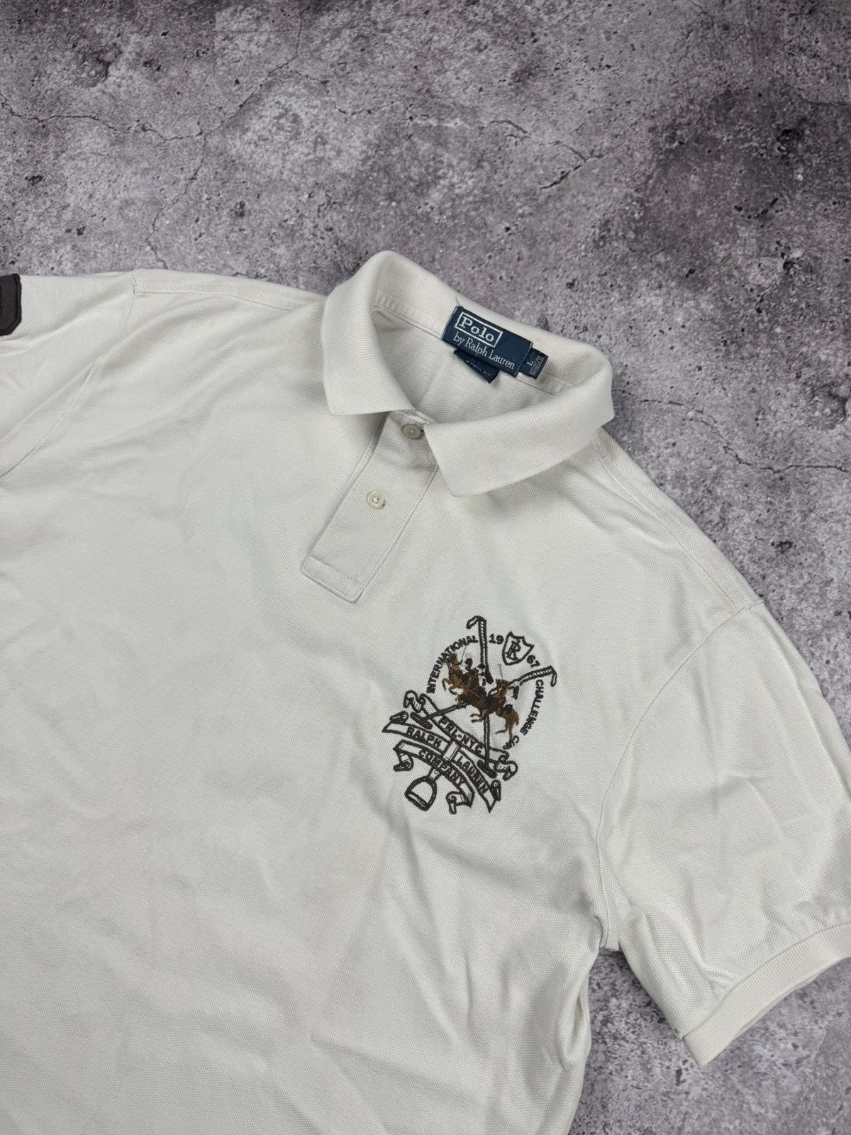Polo Ralph Lauren Polo Ralph Lauren Y2K Vintage NYC Rugby Polo Distressed Size US L / EU 52-54 / 3 - 2 Thumbnail