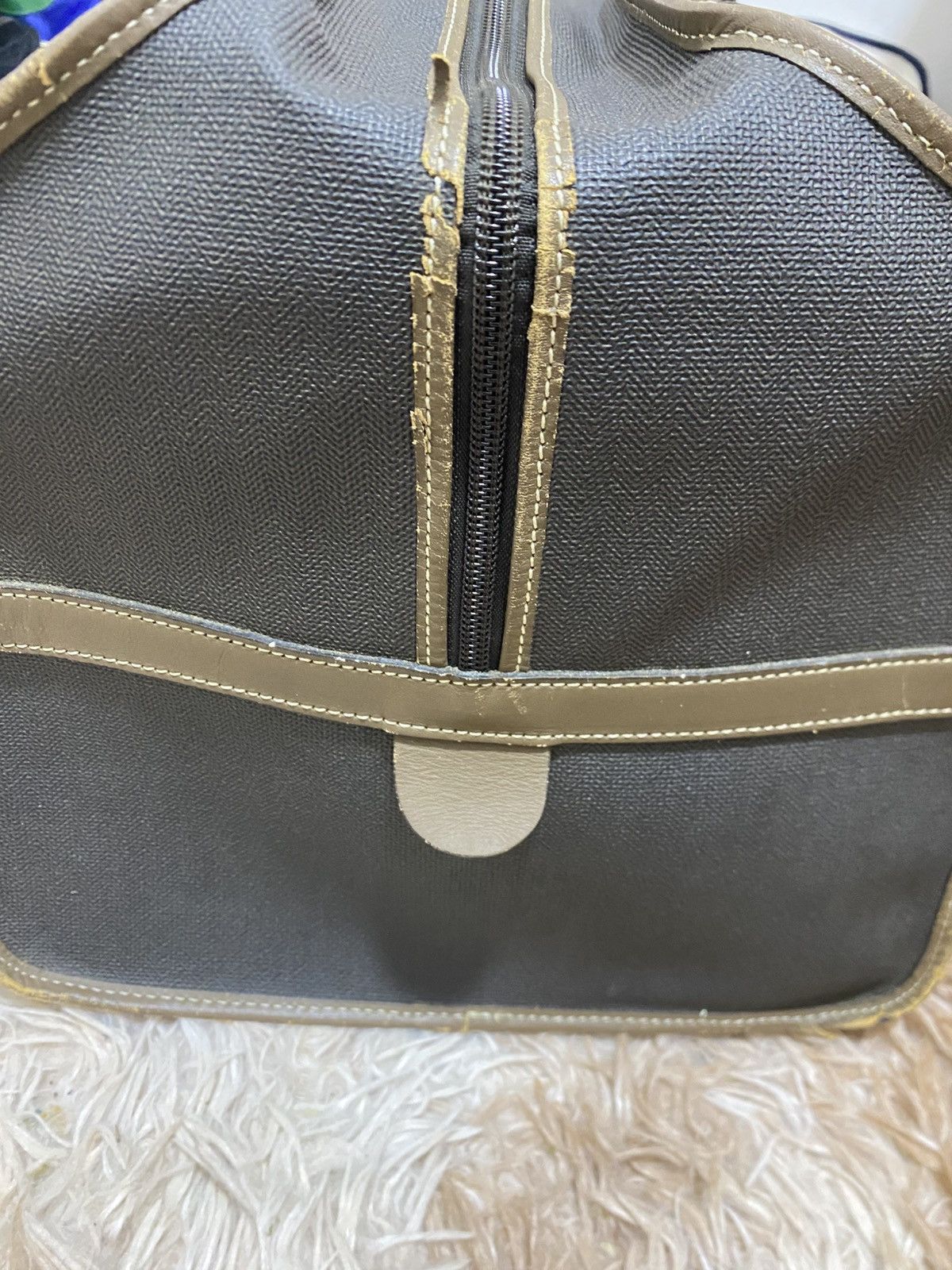 Alfred Dunhill Vintage Dunhill Canvas & Leather Travel Bag – Made in Italy Size ONE SIZE - 4 Thumbnail