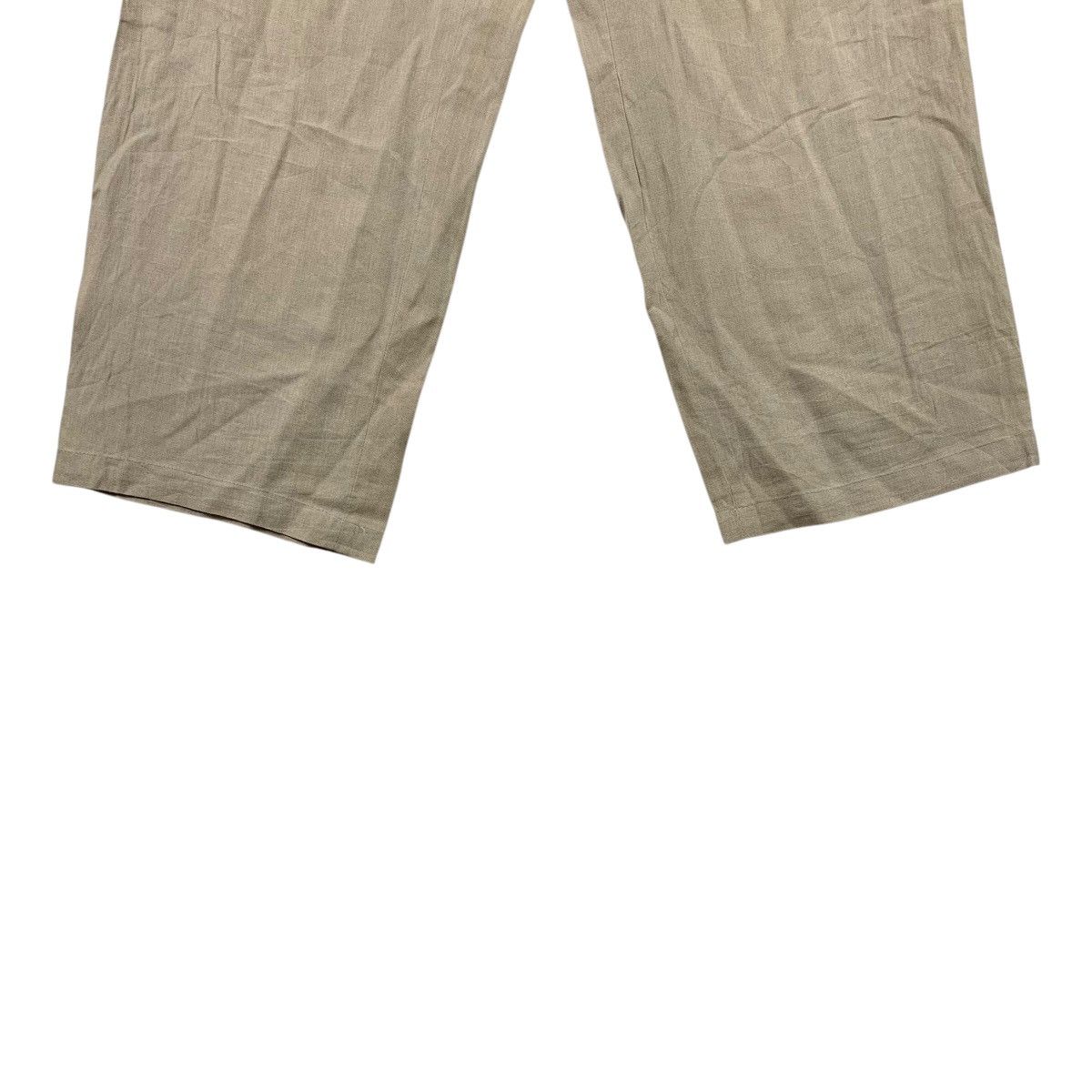 Issey Miyake × Japanese Brand × Tete Homme TETE HOMME Linen pants Size US 36 / EU 52 - 10 Thumbnail
