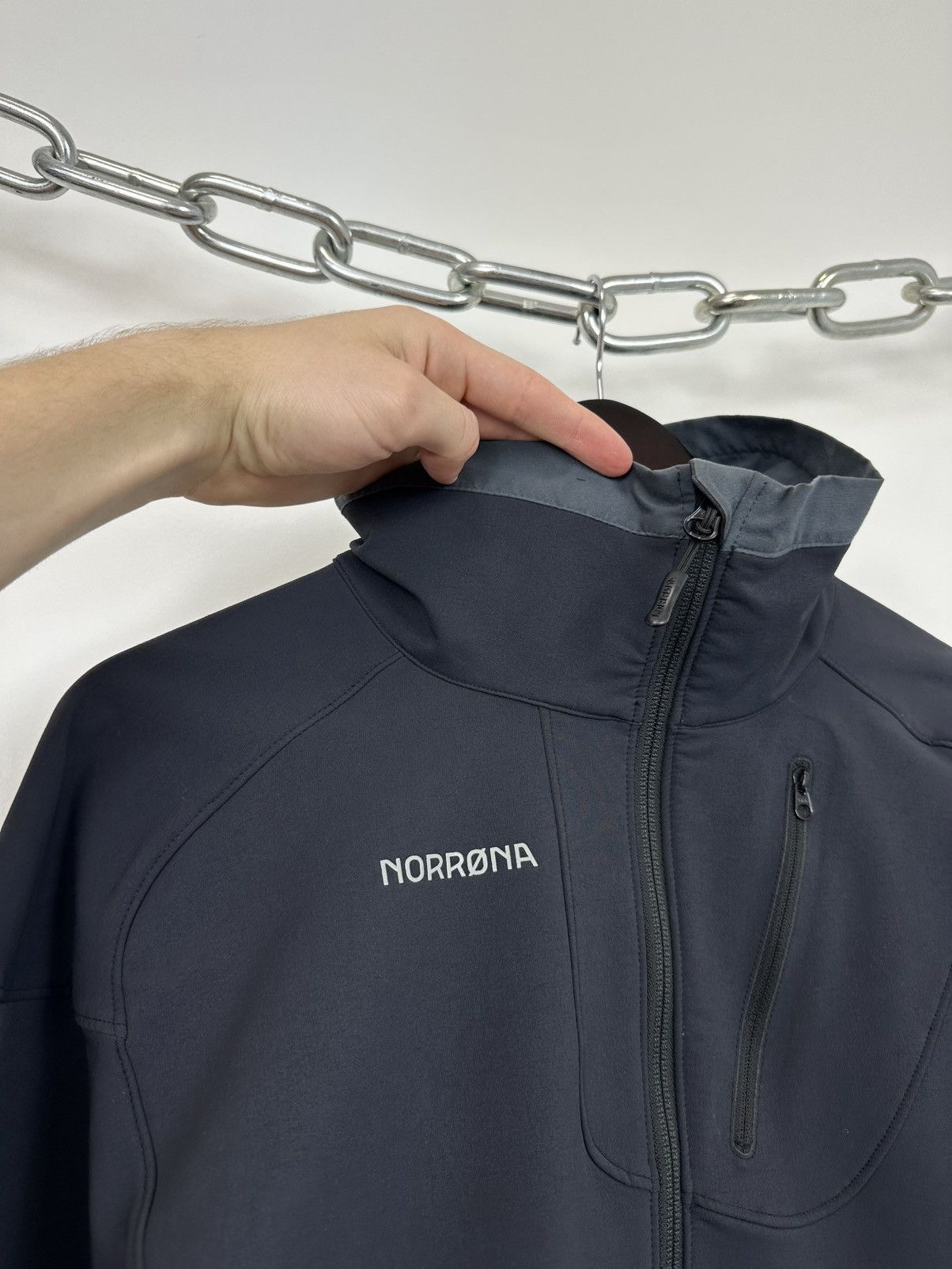 Norrona Vintage Norrona Svalbard Flex 1 Softshell Outdoor Jacket Size US XL / EU 56 / 4 - 3 Thumbnail