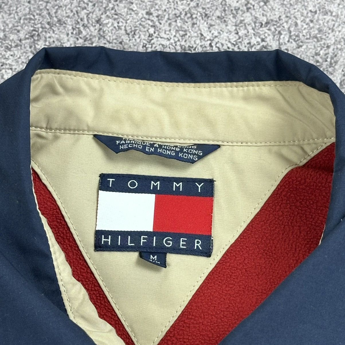 Tommy Hilfiger Vintage Tommy Hilfiger Bomber Jacket Blue Fleece Size M Size US M / EU 48-50 / 2 - 4 Thumbnail