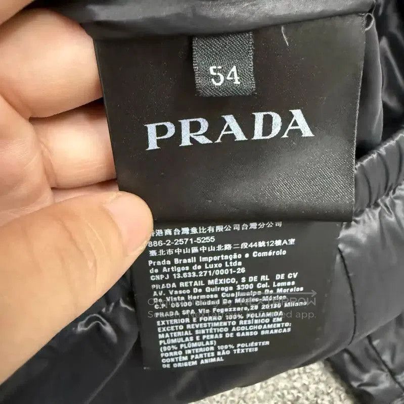 Prada Prada Black XL Men's Down Jacket. Size US XL / EU 56 / 4 - 4 Thumbnail