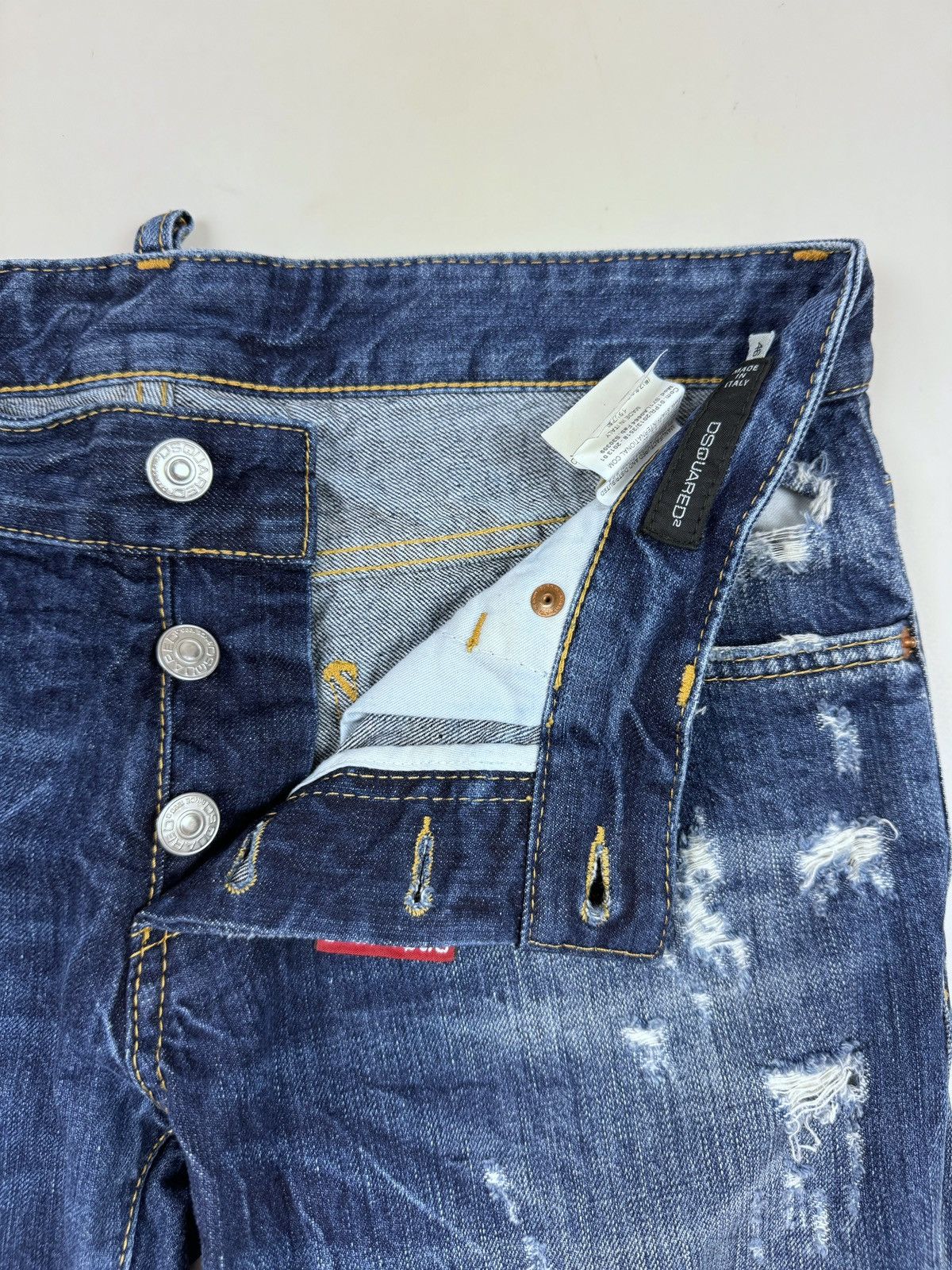 Dsquared2 Dsquared2 Anchor Distressed Jeans Made in Italy Size US 32 / EU 48 - 9 Thumbnail