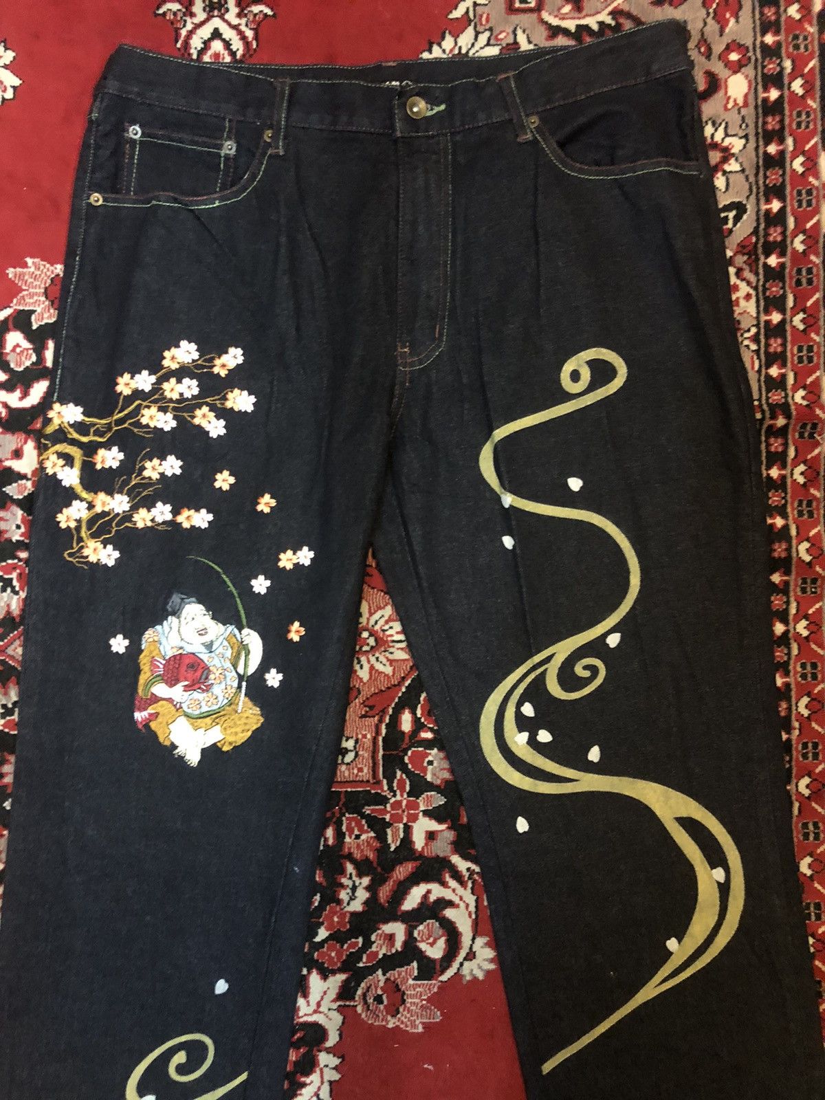 Japanese Brand Japan brand denim jeans very rare Size US 37 - 2 Thumbnail