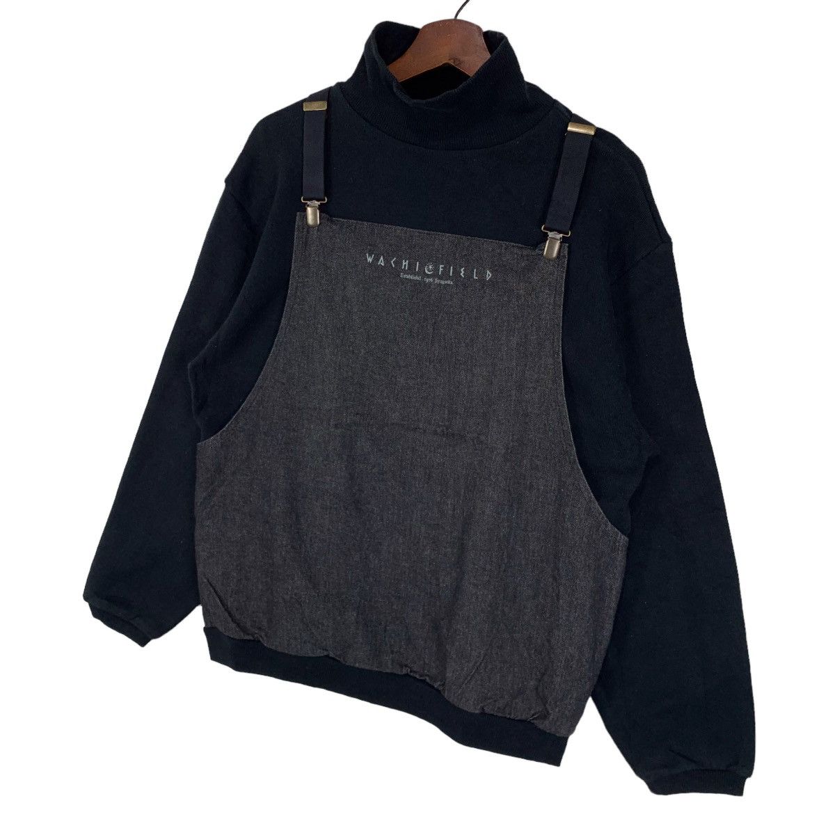 Japanese Brand × Vintage Vintage Japanese Wachfield Overall Style Sweatshirt Size L / US 10 / IT 46 - 3 Thumbnail