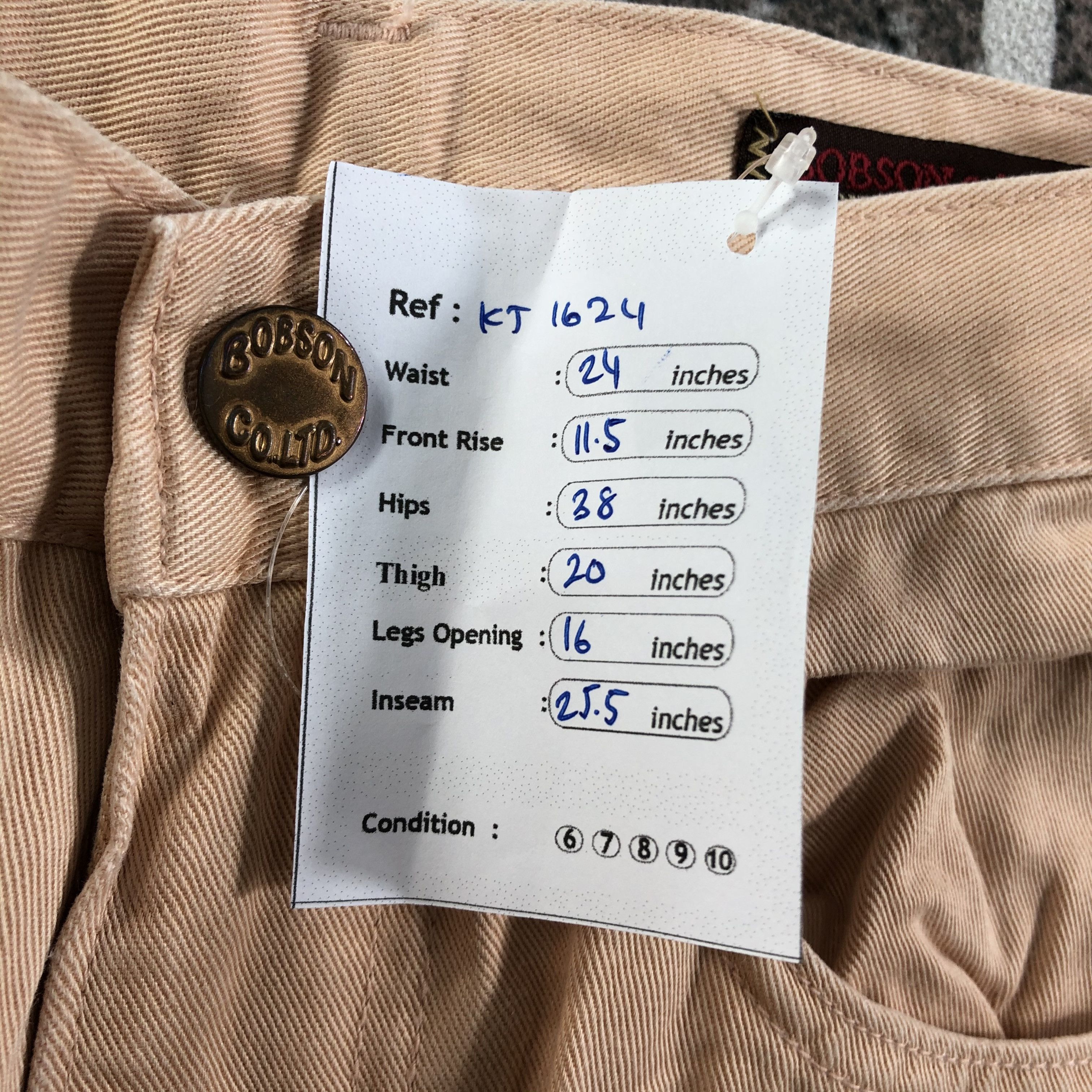 Vintage Vintage Bobson Jeans Baggy Flare Denim KJ1624 Size 24" / US 00 / IT 34 - 12 Thumbnail