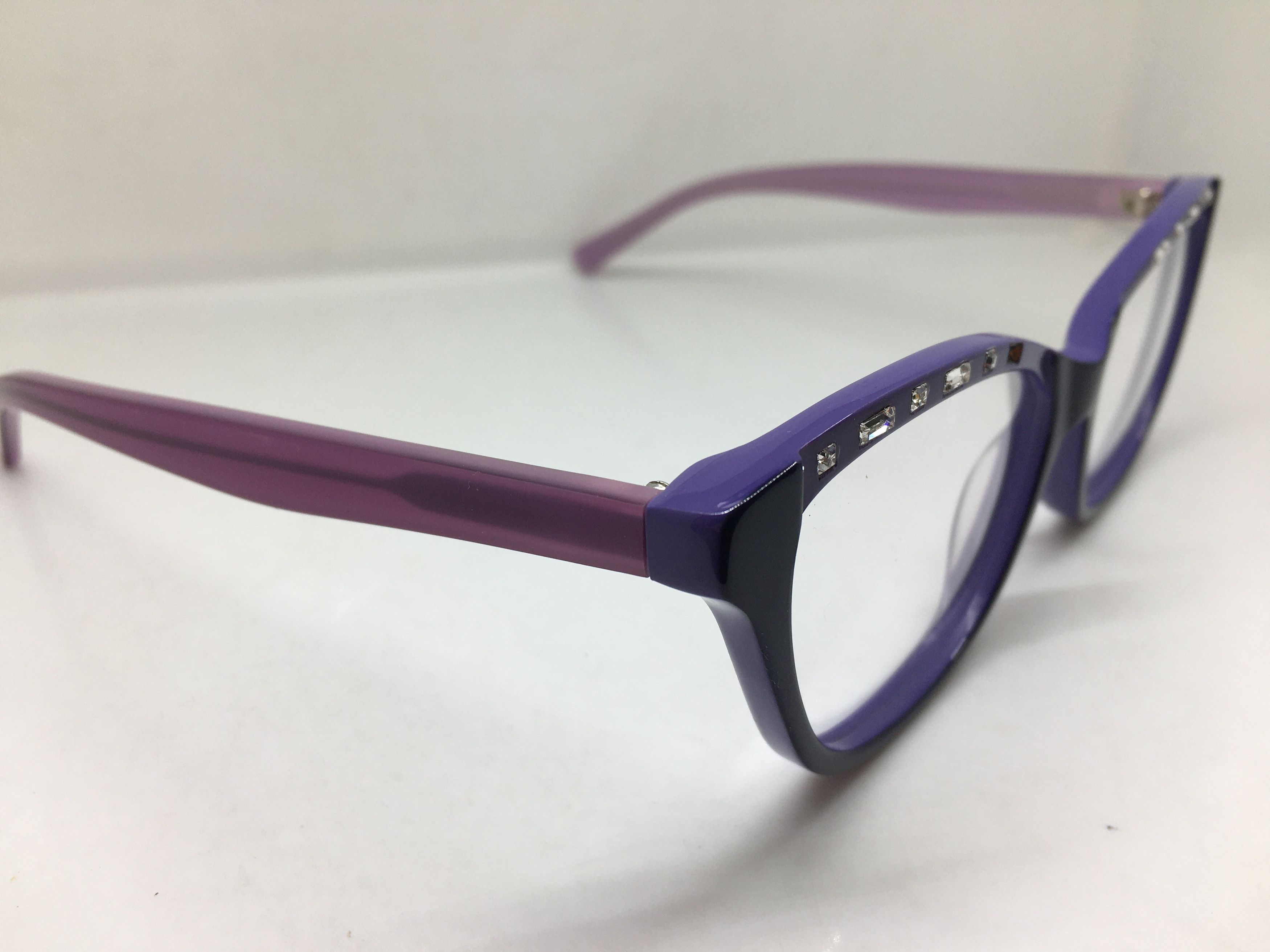 Betsey Johnson Betsey Johnson Purish Blue Cat Eye Eyeglasses Frame Diva Size ONE SIZE - 2 Thumbnail