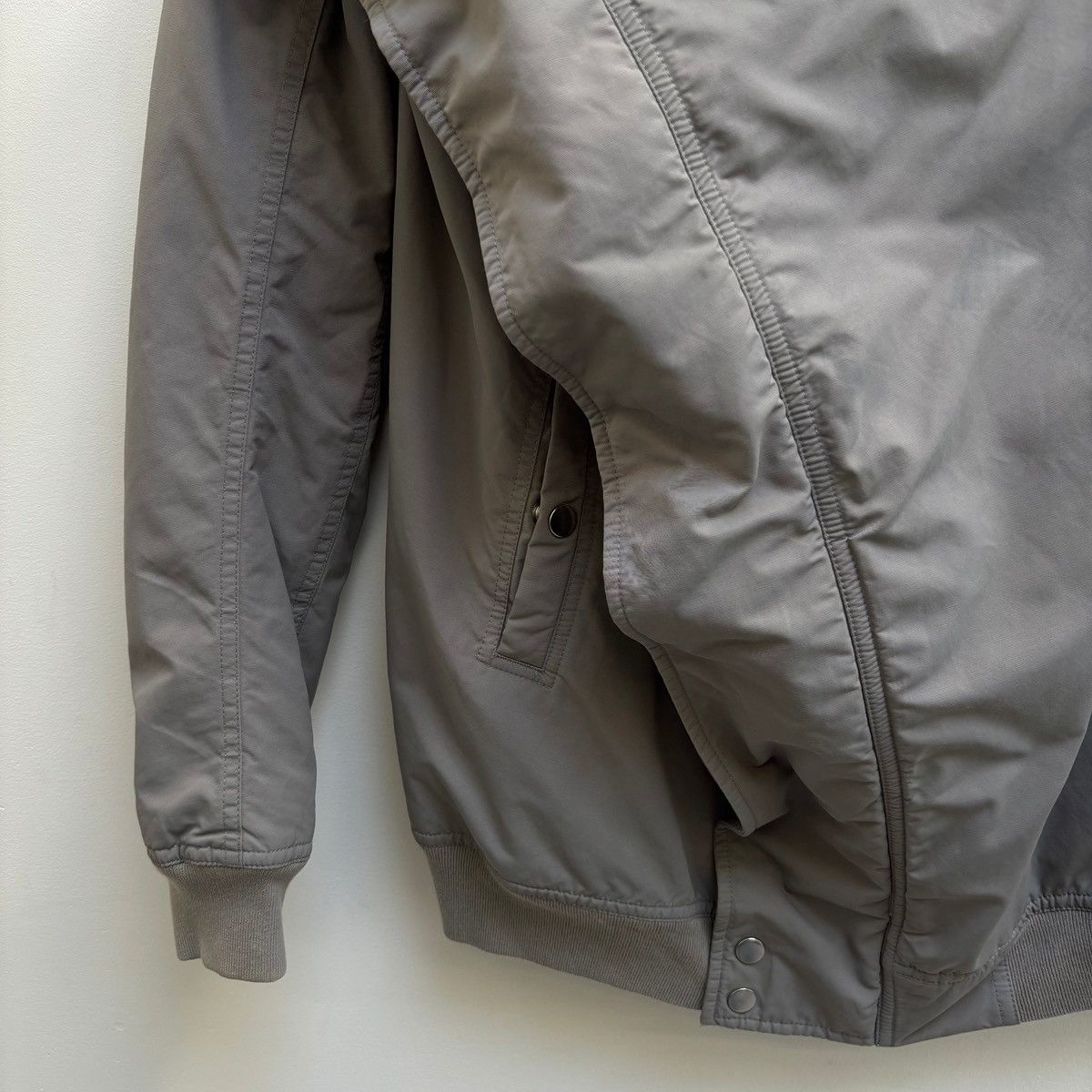 Rick Owens FW17 Rick Owens DRKSHDW High Neck Funnel Collar Bomber Size L / US 10 / IT 46 - 6 Thumbnail
