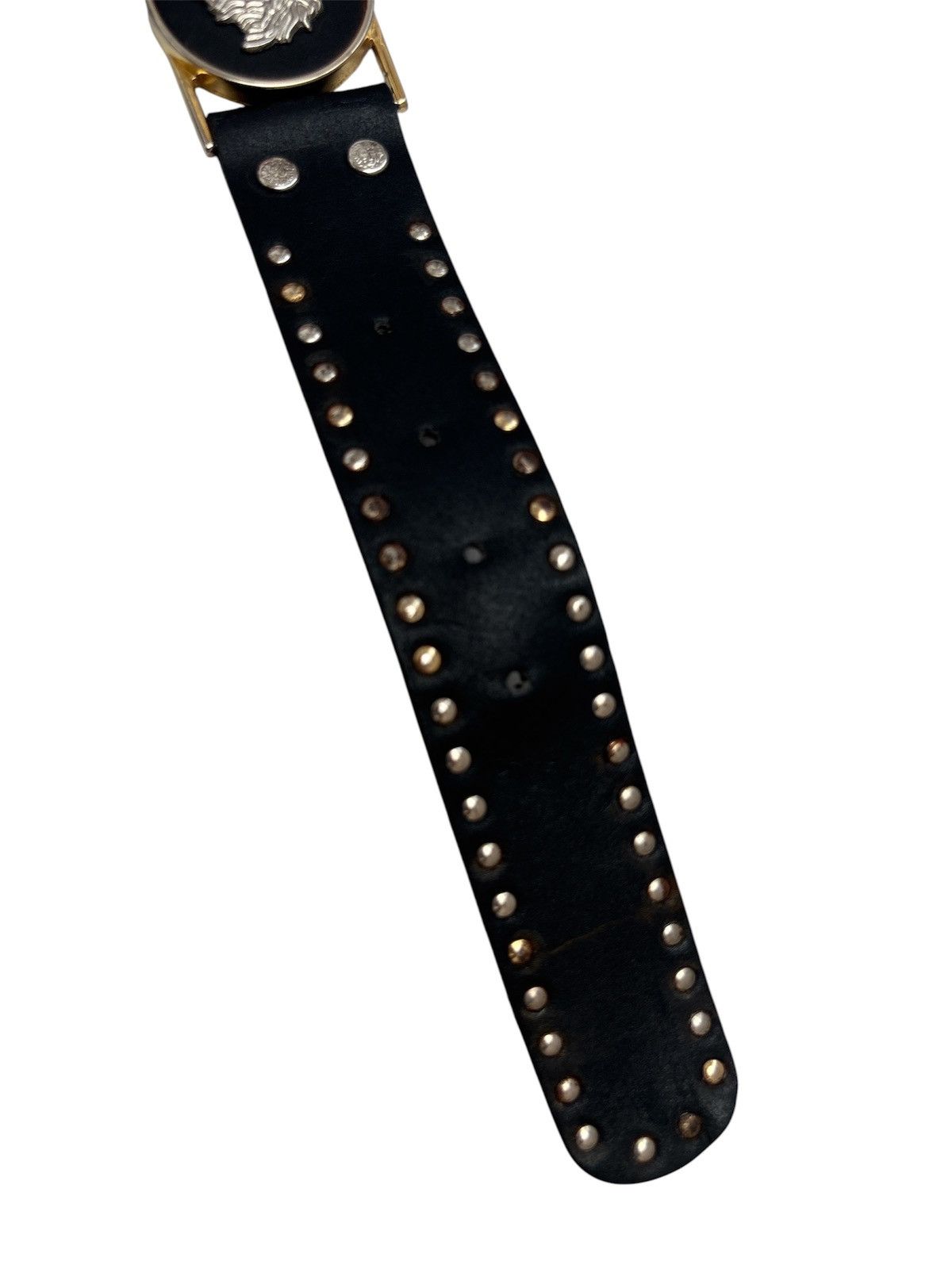Versace 1990s Gianni Versace Medusa Stud Belt Size ONE SIZE - 4 Thumbnail