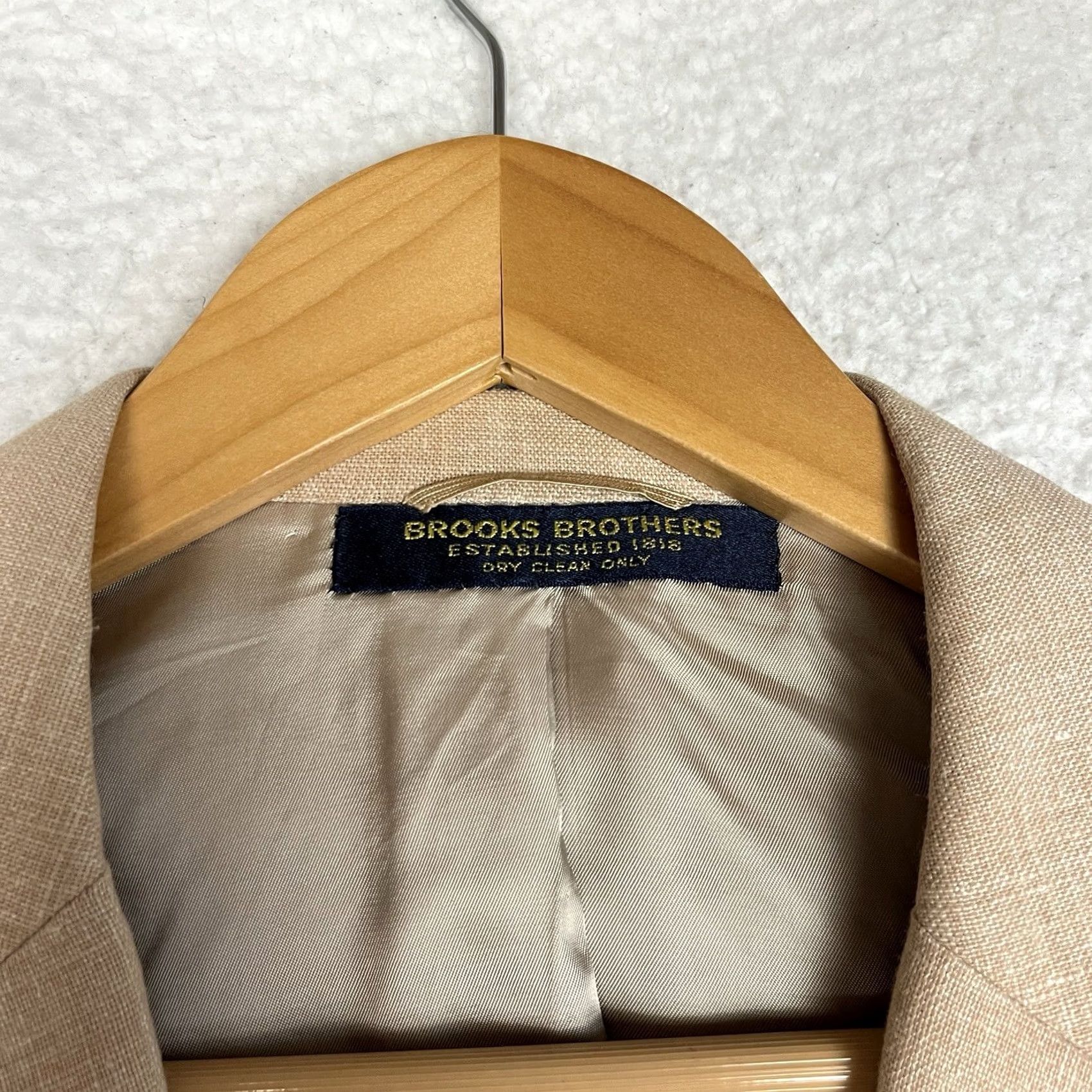 Brooks Brothers Vintage 80s Brooks Brothers Linen Wool Blazer Mens 41 Long Jacket Size 42R - 2 Thumbnail