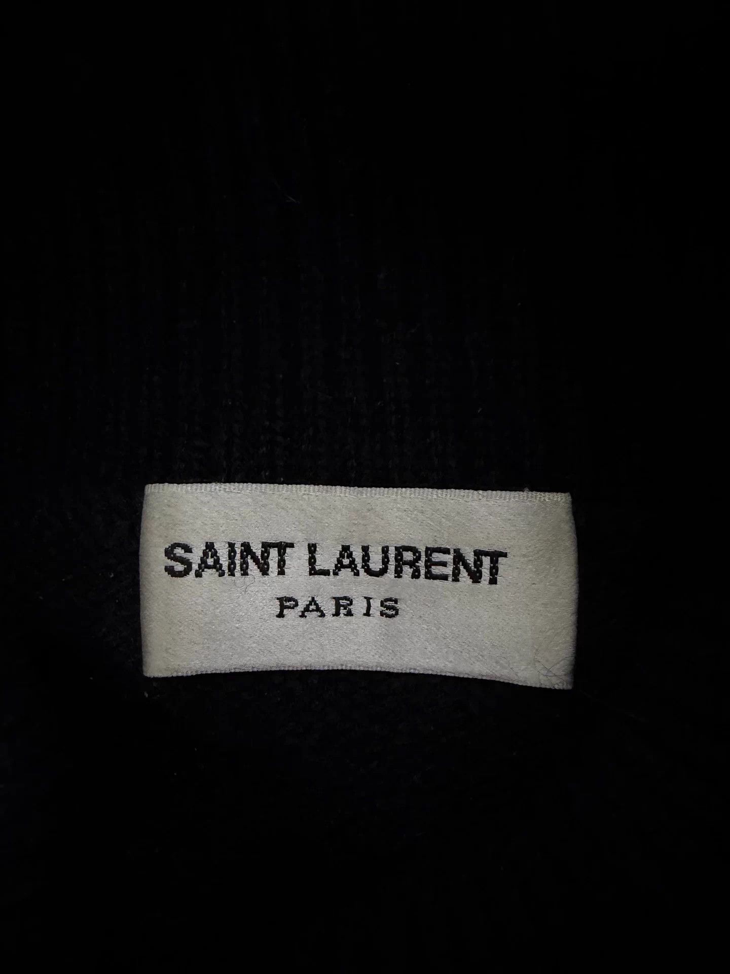 Saint Laurent Paris SLP 16fw Black Turtleneck Cashmere Sweater XS Size US XS / EU 42 / 0 - 3 Thumbnail