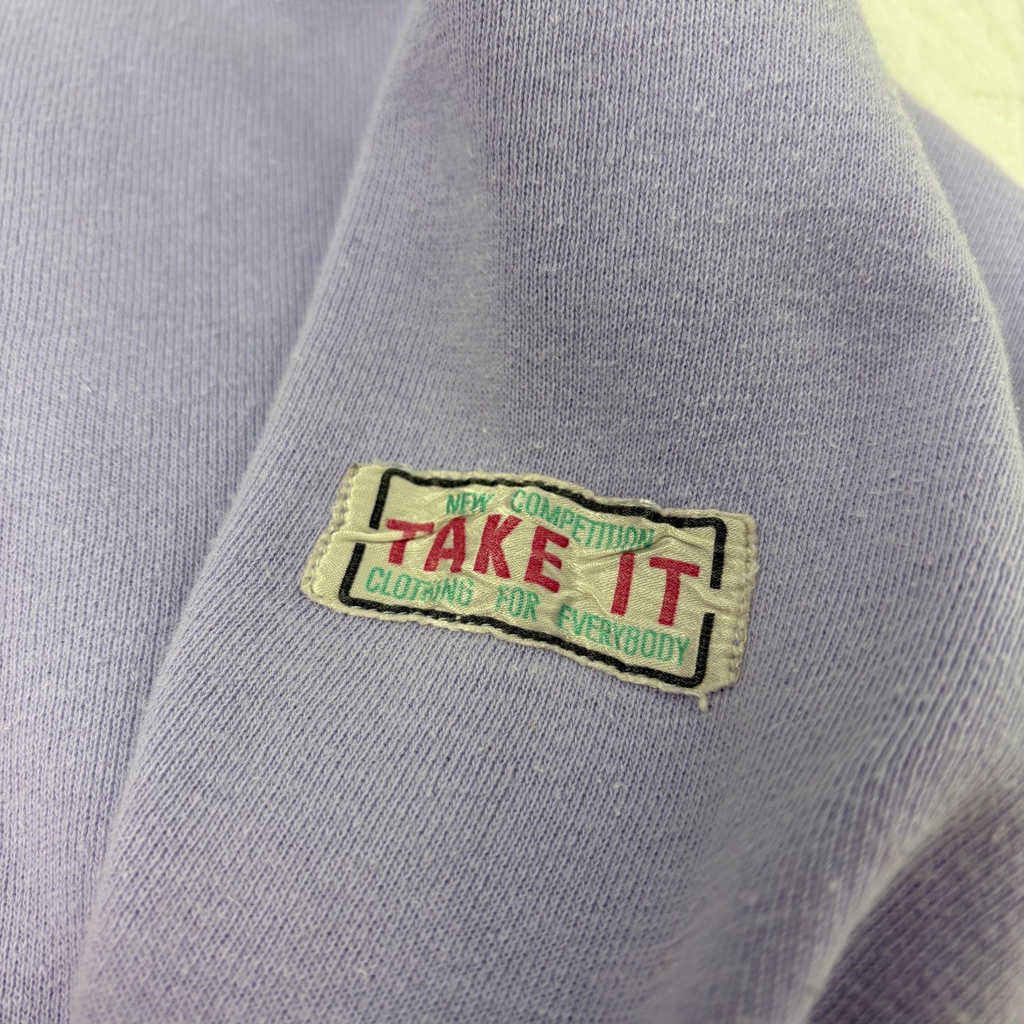 Vintage S - Vintage 90s Lake It Purple Turtleneck Size S / US 4 / IT 40 - 4 Thumbnail