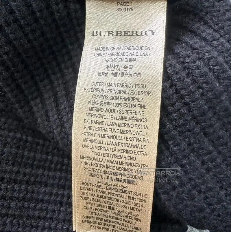 Burberry Burberry Wool Logo Women's Long Sleeve Sweater. Size M / US 6-8 / IT 42-44 - 6 Thumbnail