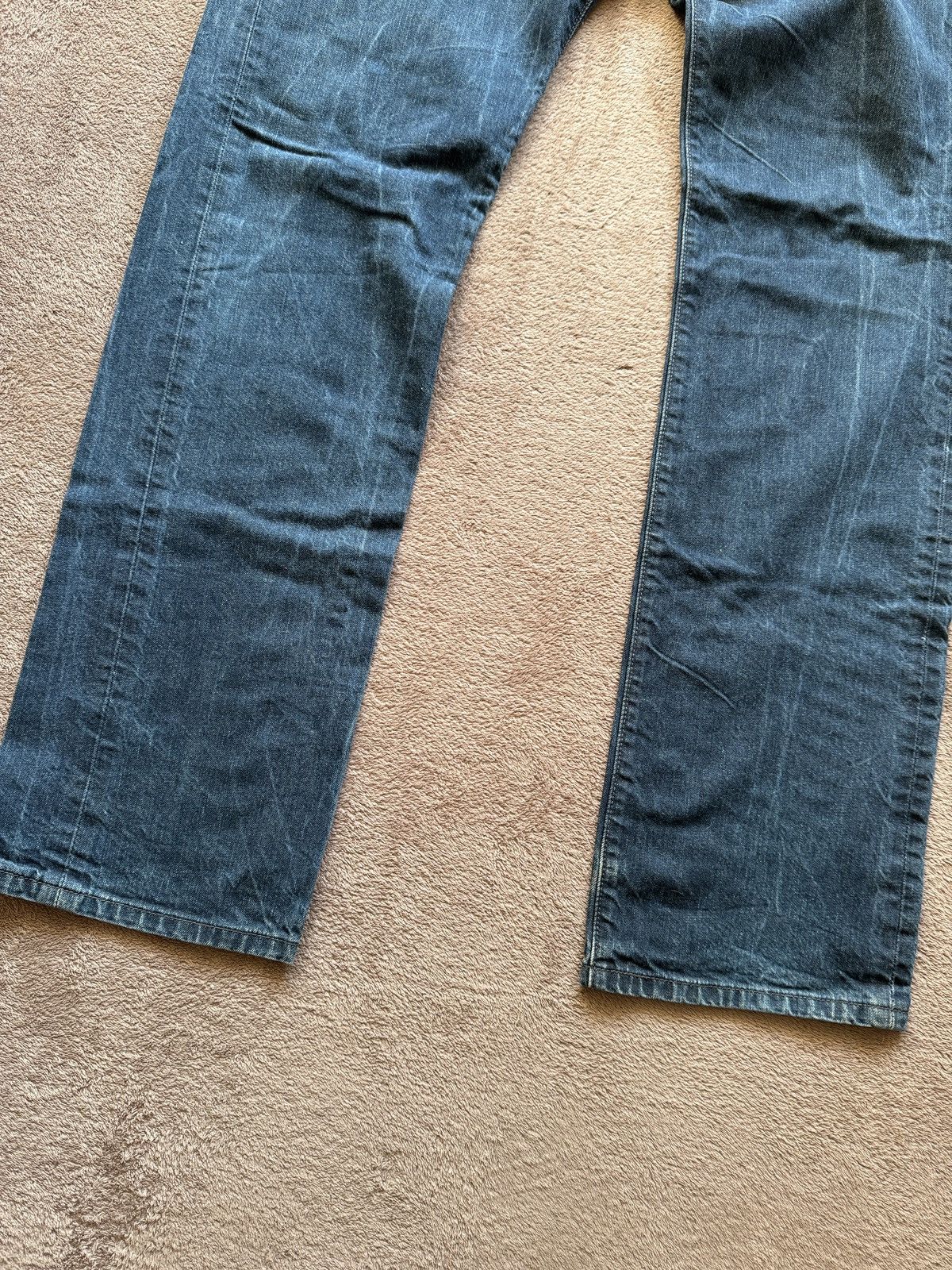 Japanese Brand Levis 501 Jeans Y2K Vintage Straight Faded Helmut Lang Vibe Size US 34 / EU 50 - 8 Thumbnail