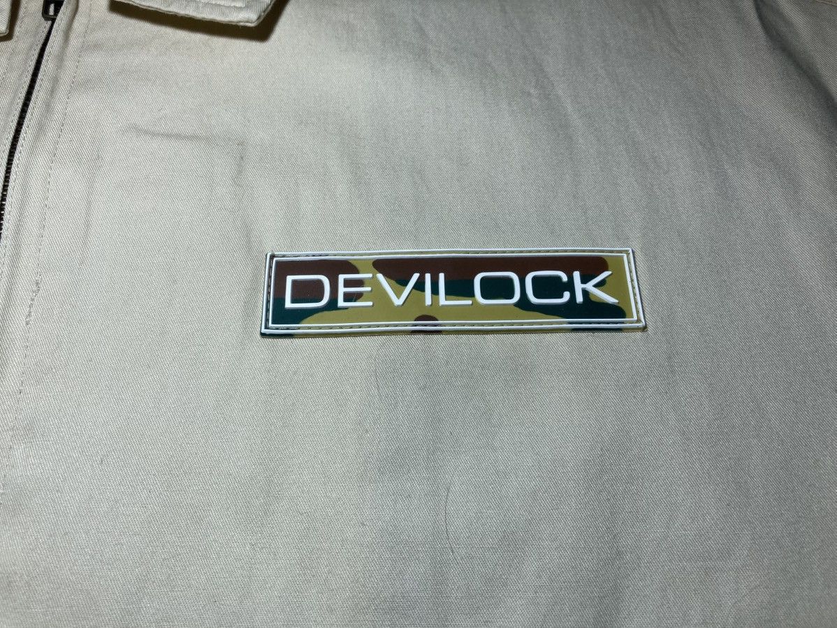 Devilock 1998 Devilock Canvas Work Jacket 90s Tan Camo Logo Vent Size US L / EU 52-54 / 3 - 3 Thumbnail