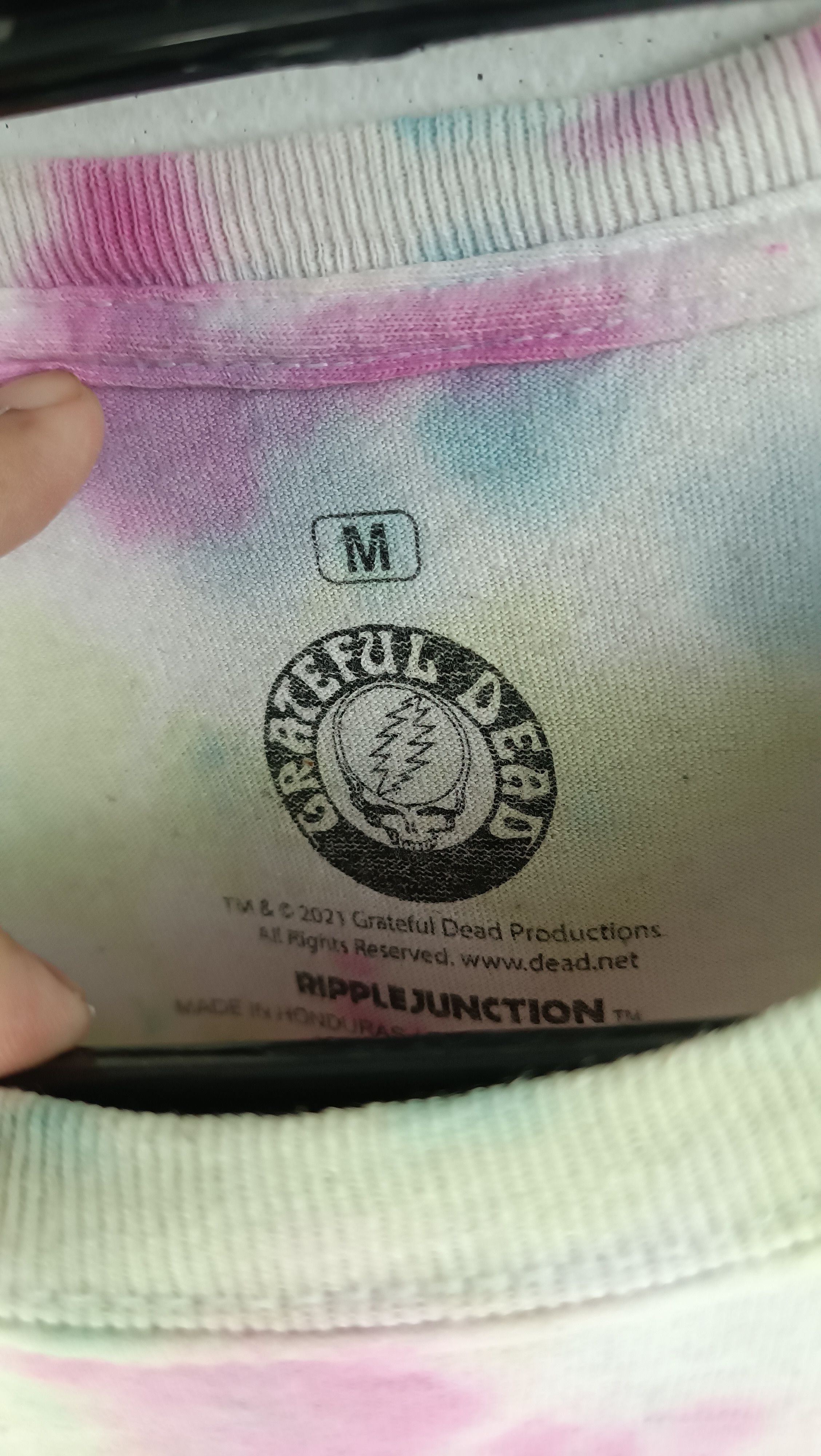 Band Tees VINTAGE GRATEFUL DEAD TIE DYE DANCING BEAR dylan doors Size US M / EU 48-50 / 2 - 8 Thumbnail