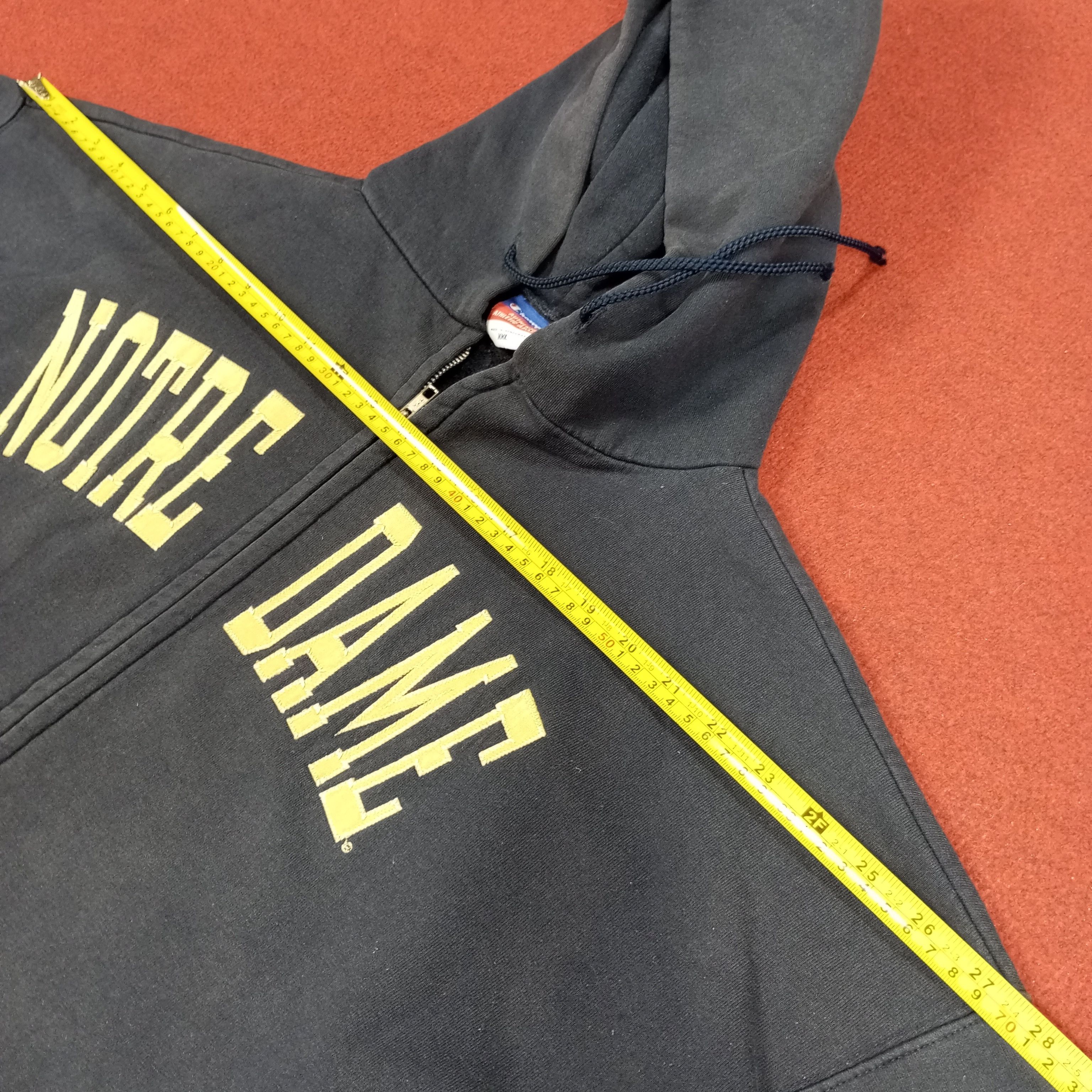 Champion × NFL × Vintage Notre Dame Football Team Style X Champion Zipper Hoodies Size US XXL / EU 58 / 5 - 8 Thumbnail