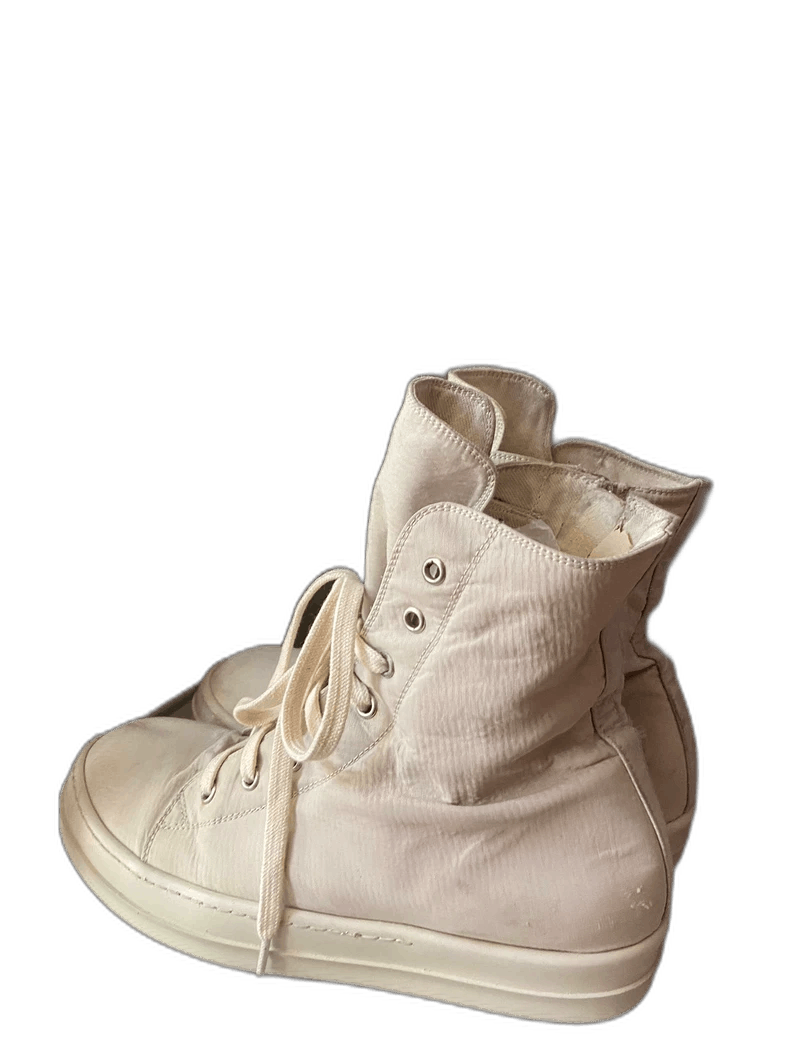 Rick Owens Rick Owens Milk Color High Top Sneakers Size US 8 / EU 41 - 1 Thumbnail