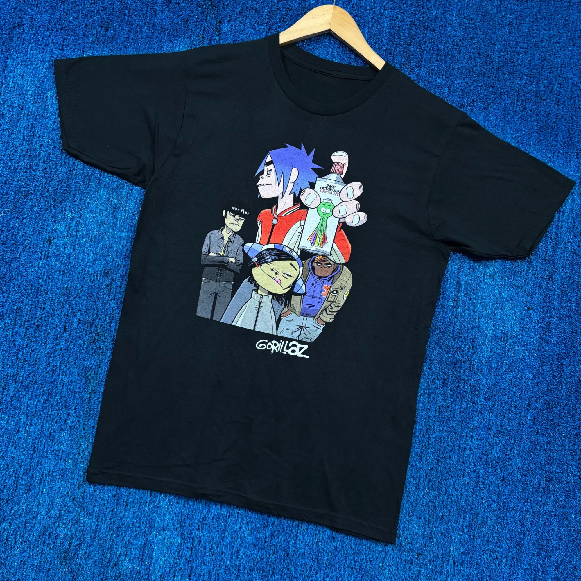 Band Tees Gorillaz Inky Octopuss Car Paint Poster Trip Hop Band Tee M Size US M / EU 48-50 / 2 - 3 Thumbnail