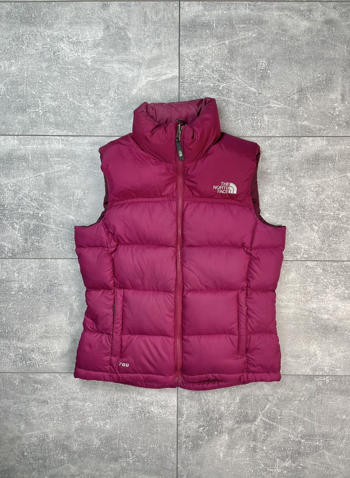 The North Face Puffer Vest 700 Pink Women's