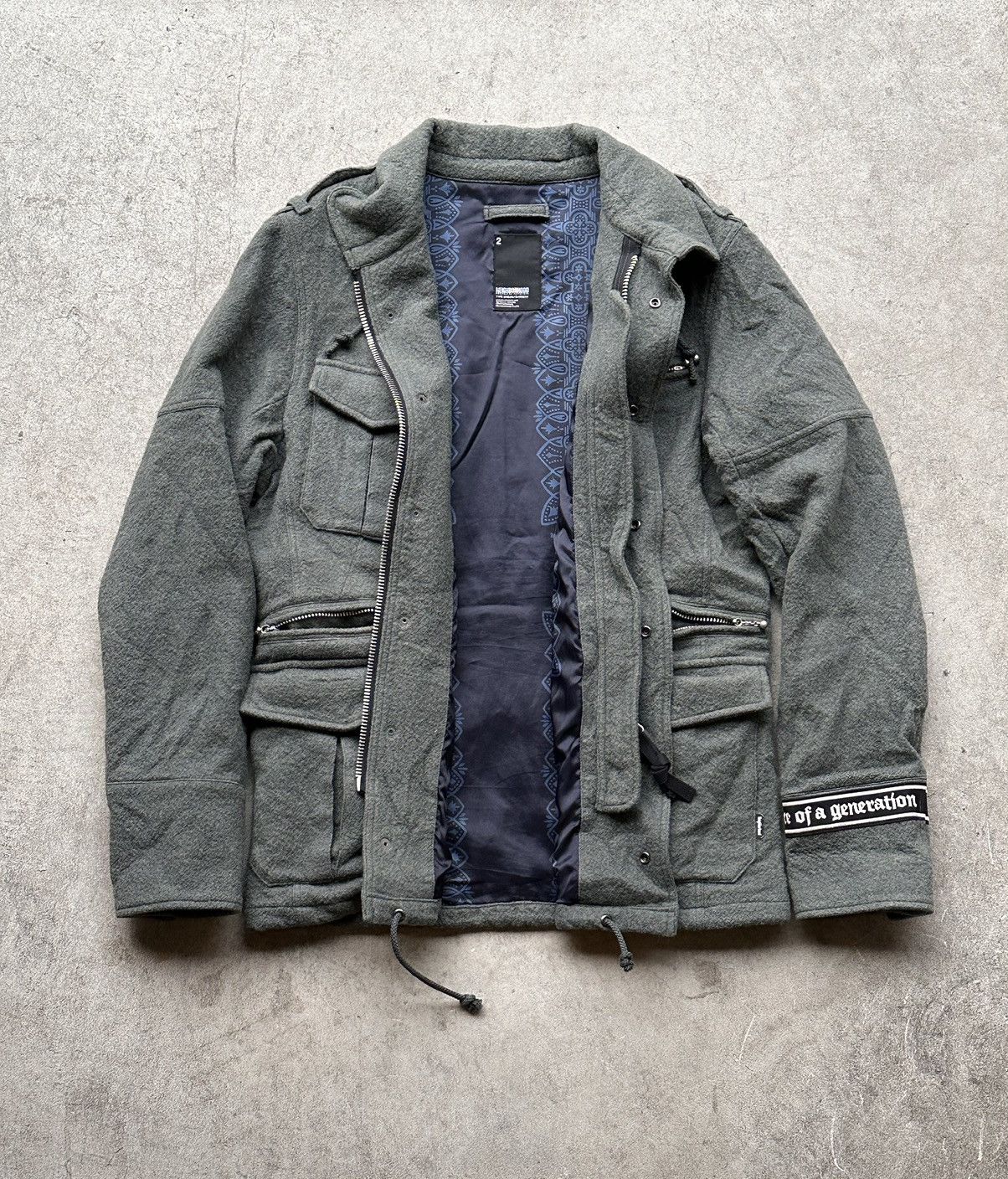 Neighborhood 2007 Neighborhood Wool M-65 Jacket Size US M / EU 48-50 / 2 - 3 Thumbnail
