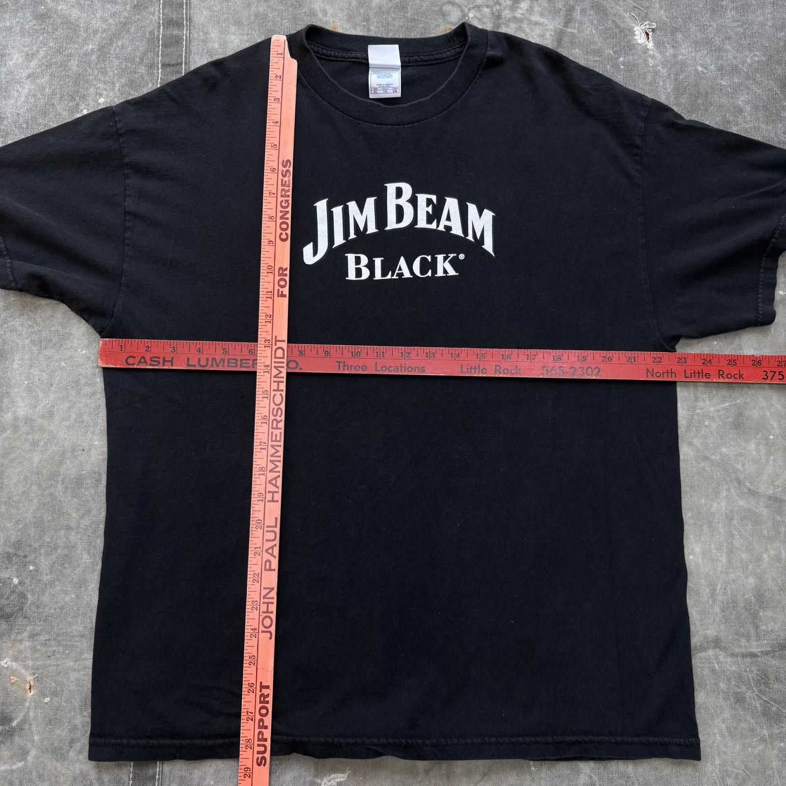 NASCAR Vintage Y2K Jim Beam Black Whiskey Robby Gordon NASCAR Shirt Size US XL / EU 56 / 4 - 4 Thumbnail