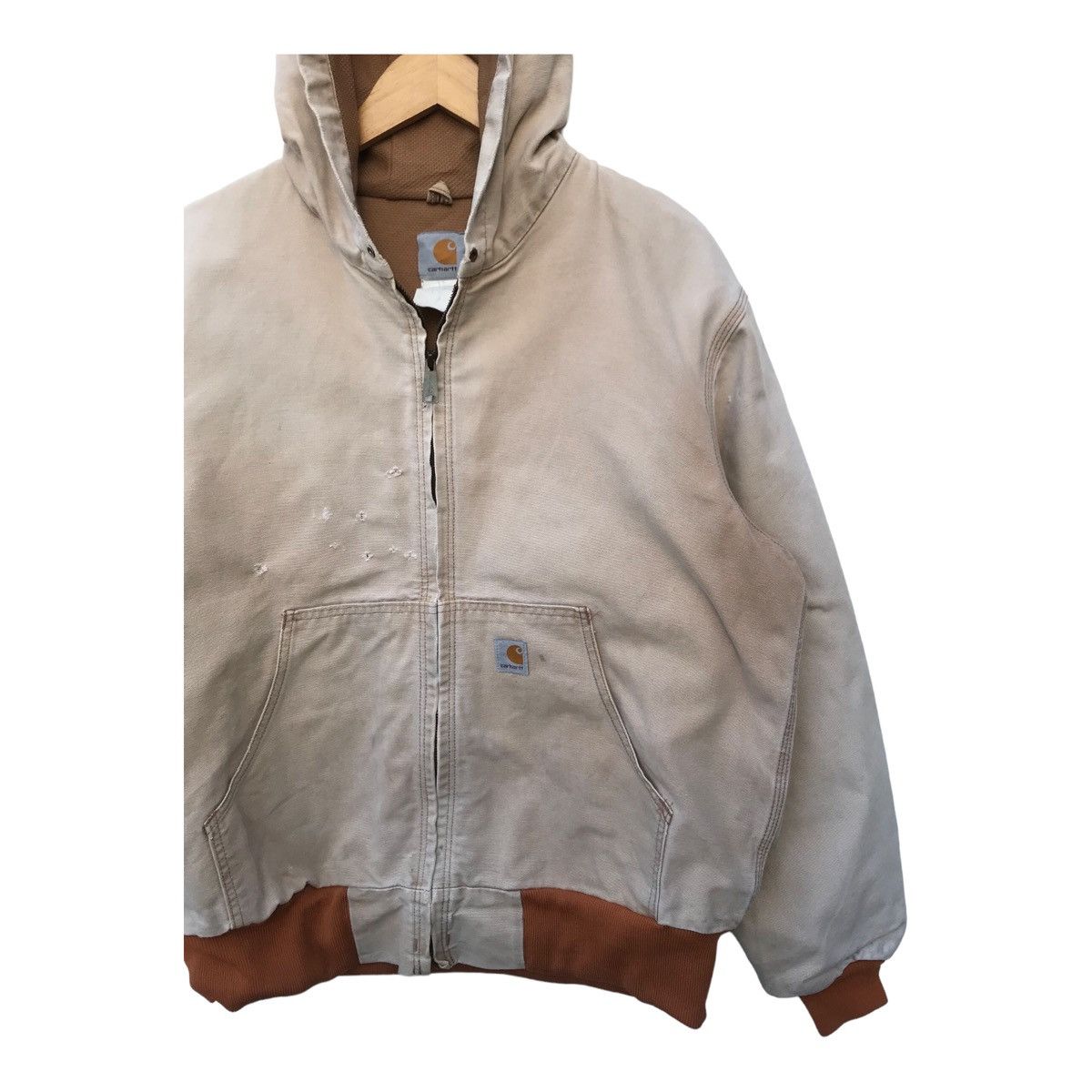 Carhartt Thrashed Carhartt Hoodie Distressed Jacket Size US L / EU 52-54 / 3 - 5 Thumbnail