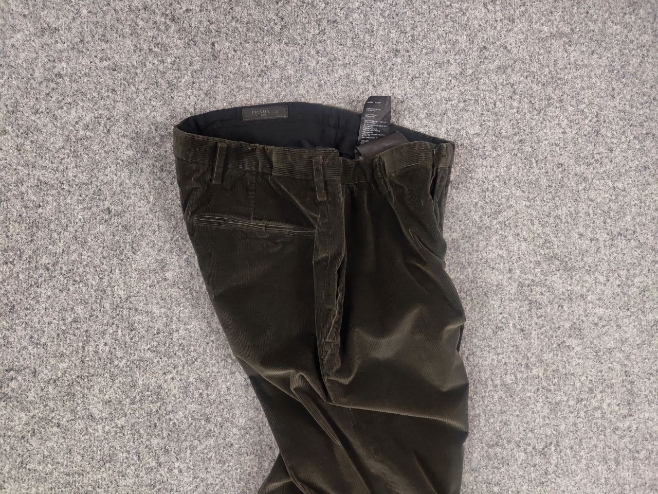 Prada Prada Design Black Label Oliver Corduroy Trouser Pants Size US 31 - 12 Thumbnail